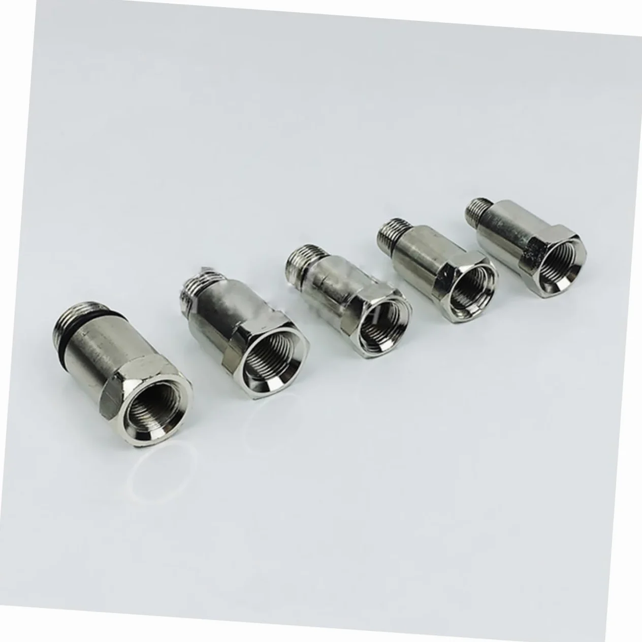 Comprobador de Compresión de Cilindros para Motor Gasolina | 1 Juego, 0-300 Psi y 0-21 Bar, Adaptadores M18x1.5 M14x1.25 M10x1.0 M12x1.25 M16x1.5
