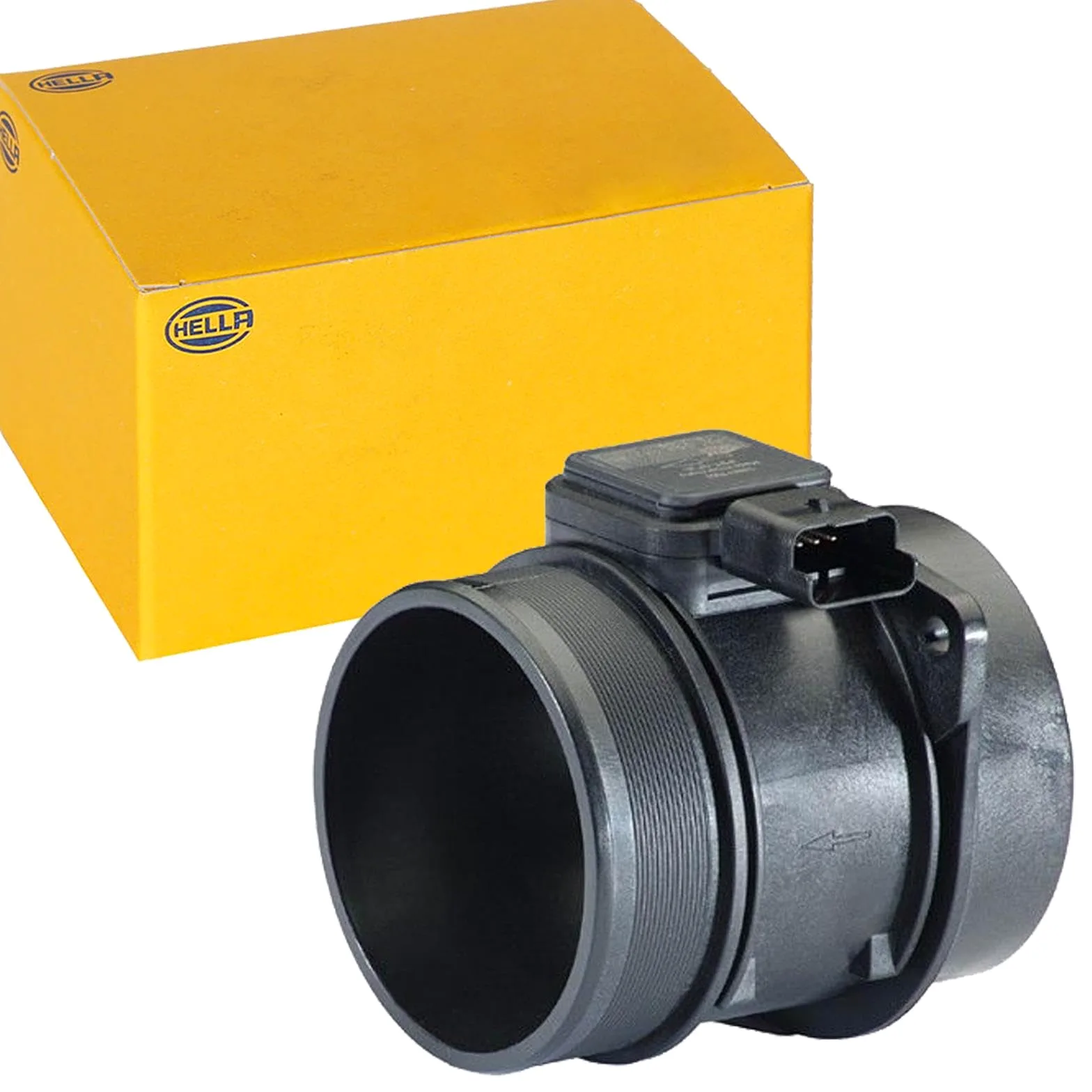 HELLA 8ET 009 142-431 Medidor de la masa de aire - 4polos - atornillado