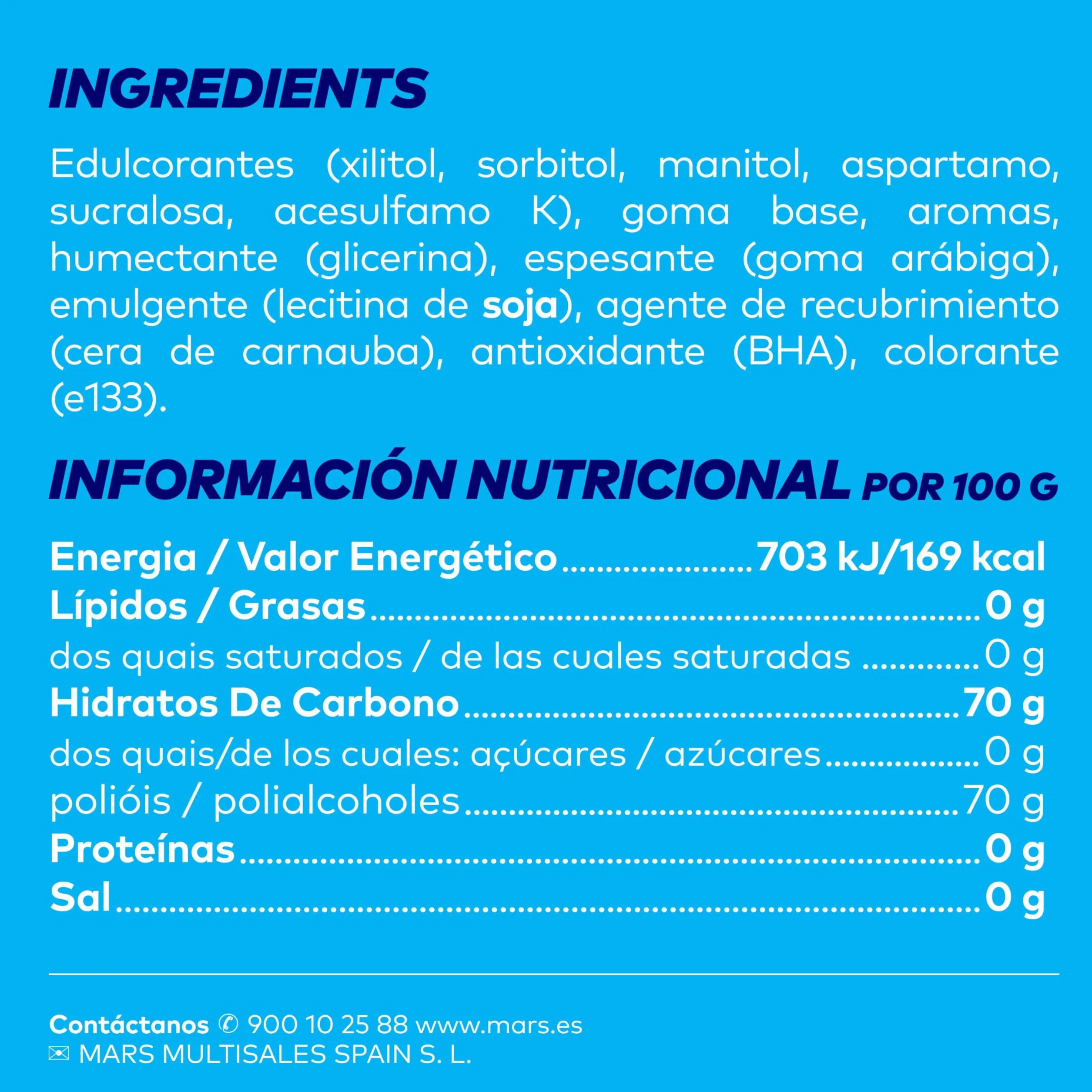 Orbit Refreshers Chicles Sin Azúcar Sabor Menta Frescura Inmediata 6x30