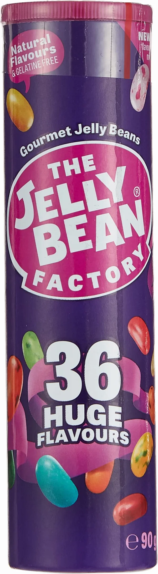 Jelly Bean Factory Gourmet Tube Mezcla de 36 Caramelo de impulso 1 x 90g