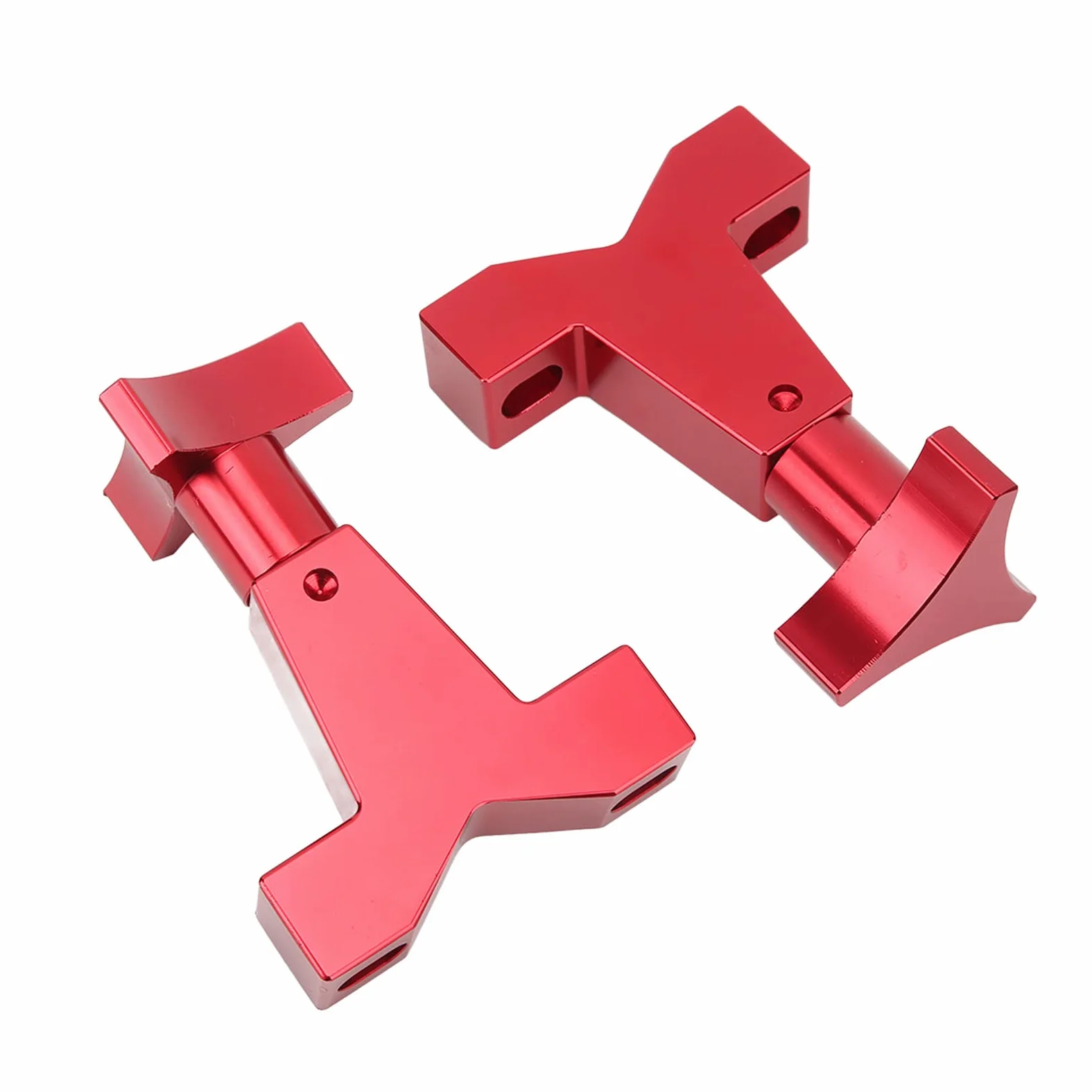 Lift Jack Mount 6061 Billet Aluminio Rojo Anodizado Reemplazo para Offroad 1in a 2.5in Tubos Redondos Cuadrados