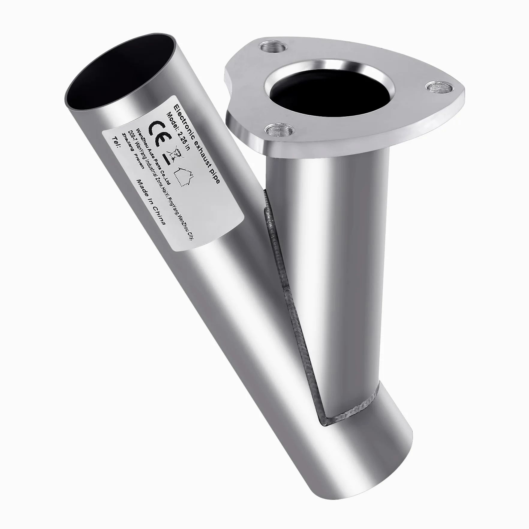 2.25" 57mm acero inoxidable sistema de interruptor de válvula de escape | eléctrico Kit