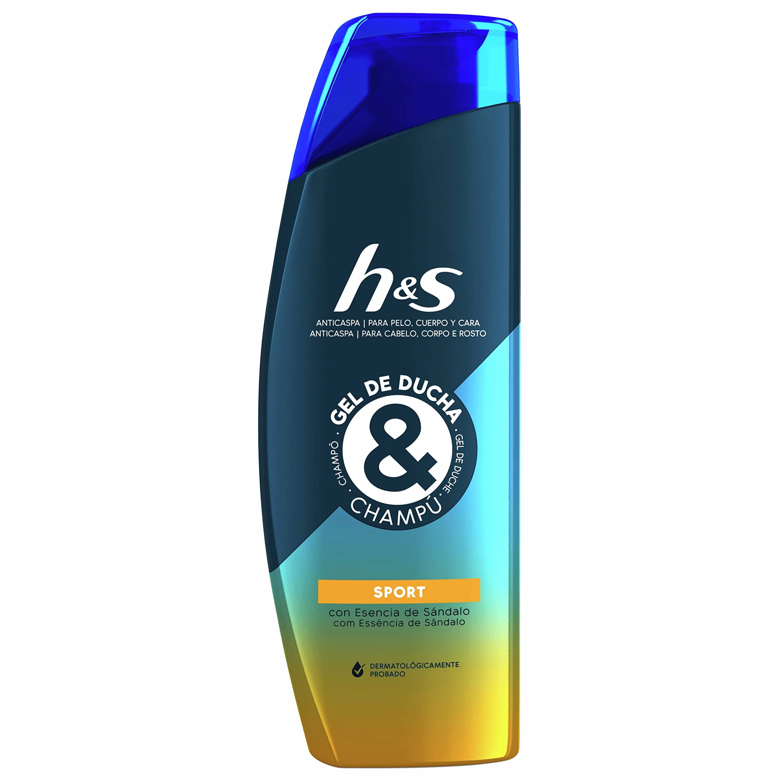 H&S Anticaspa Champú Y Gel De Ducha 300ml Para Hombre, Frescor de Jengibre