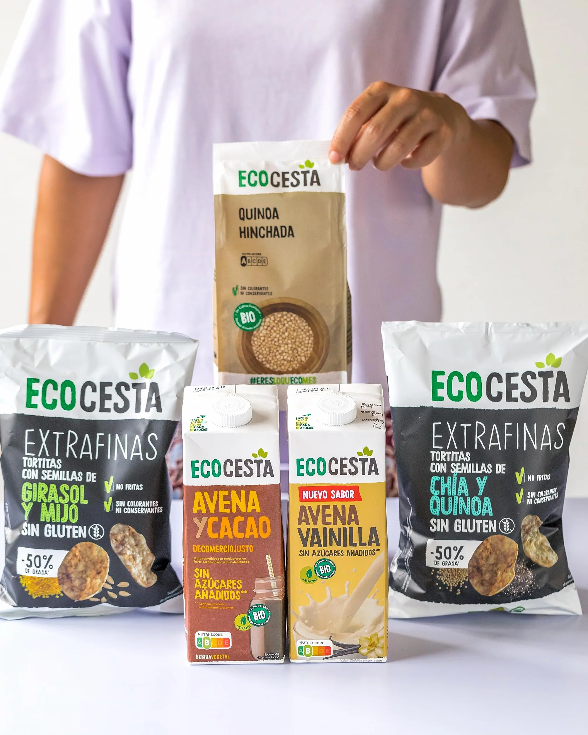 Tortitas de Arroz Integral Extrafinas con Chía y Quinoa BIO Pack 10 x 60 g