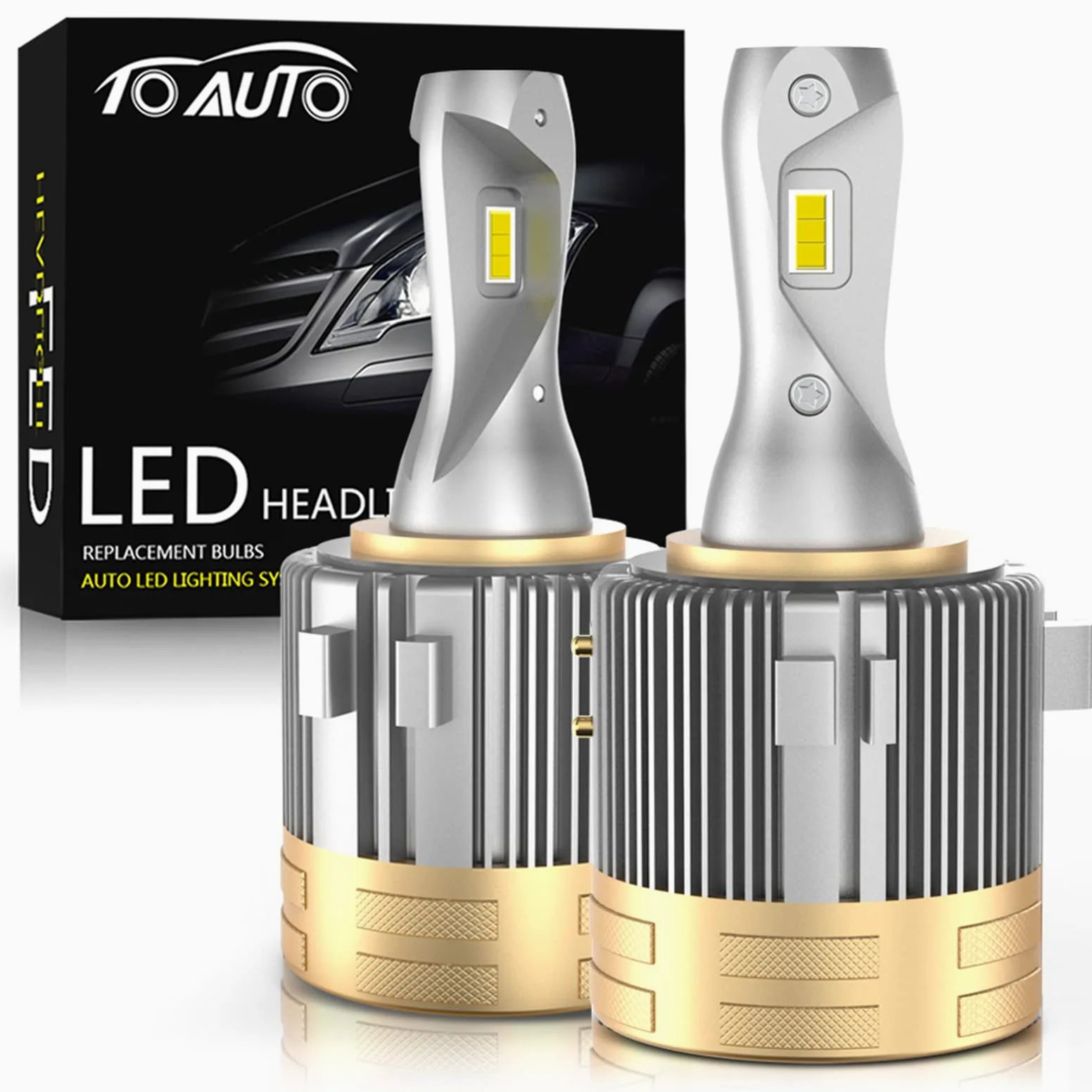 Bombillas LED, 120 W H7 Led Para Faros Delanteros De Coche, Bombillas Canbus, Chips CSP, Instalación Plug And Play, 6000 K Xenón Blanco, Paquete De 2