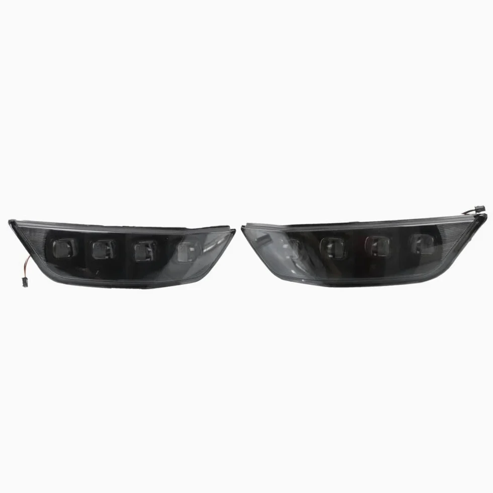 Luces diurnas LED DRL para Ford Mustang 2015 2016 2017, Parachoques delantero LED blanco DRL + intermitentes amarillos Streamer, iniciar escaneo