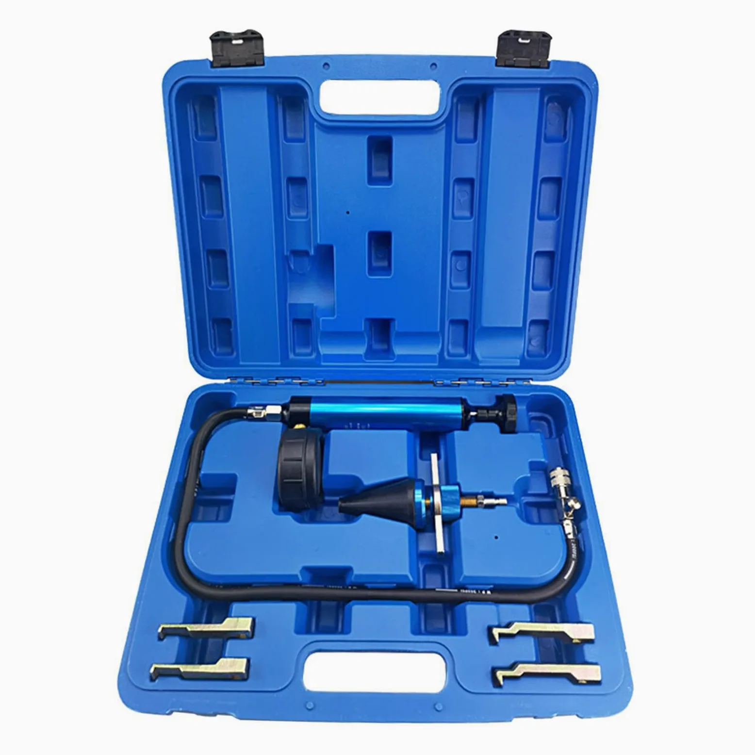 Kit de Prueba de presión para Bomba de radiador. Herramienta de Prueba de presión para Accesorios de automóvil. Probador de radiador con Detector