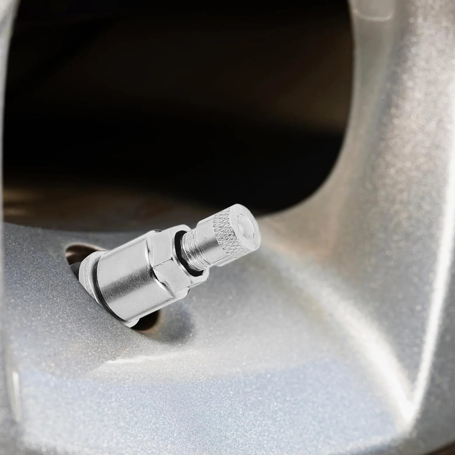 ibasenice 10 Unidades Unidades Vástagos de Válvula Metálicos para Neumáticos sin Cámara Montaje Atornillado Resistentes y Duraderos para Ruedas de Coche Camión y Motocicleta