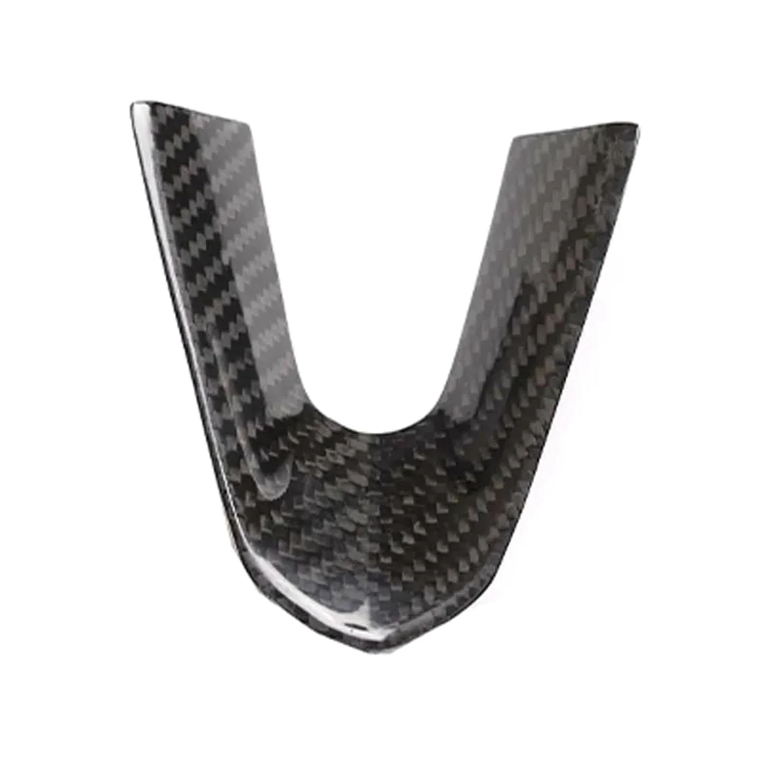 Genérico Envoltura reposabrazos de Consola Central de autom para CT5 Rueda de Acero de Coche Marco en Forma de U Pegatina de Cubierta Decorativa Accesorios de Coche de Estilo de Coche(Negro)