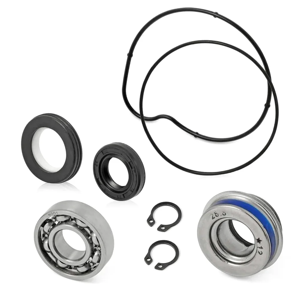bomba agua con motocicleta Ajuste para Yamaha Fit para Raptor 660 660R YFM660R 2001-2005 Kit de reconstrucción de sello de bomba de agua Junta tórica de rodamiento Bomba de agua
