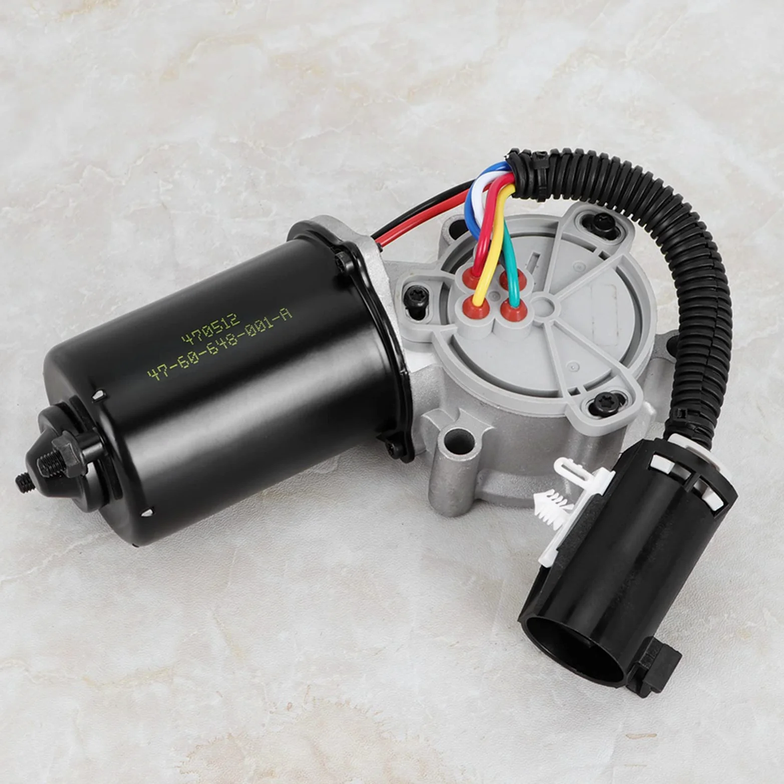 Motor de cambio de carcasa de transferencia, caja de transferencia de motor de engranaje, caja de transferencia Actuador de motor de cambio de aluminio para transmisión