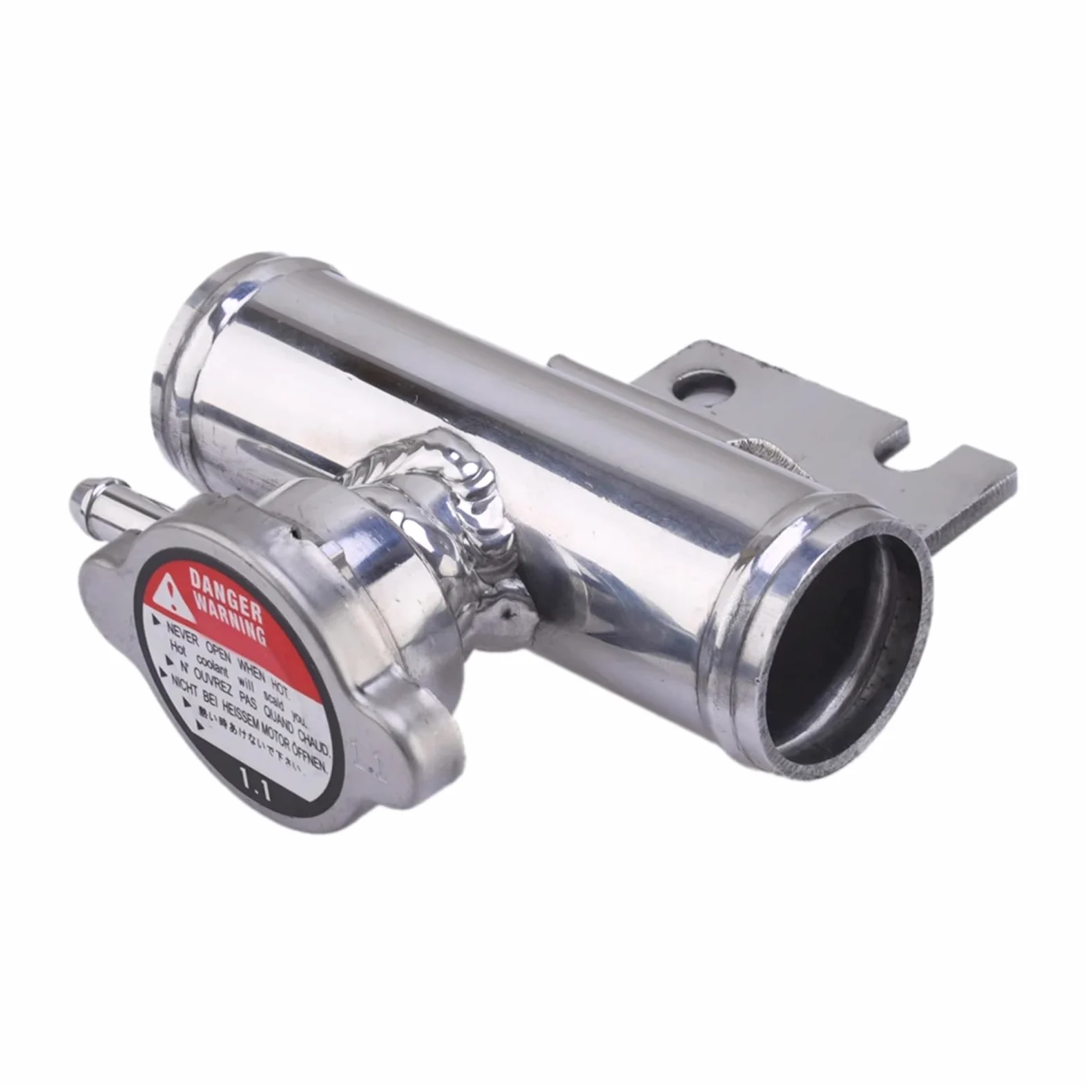 Boquilla de llenado for depósito agua plateada con conector Ca, compatible Mitsubishi Lancer Evolution EVO 10 X GSR
