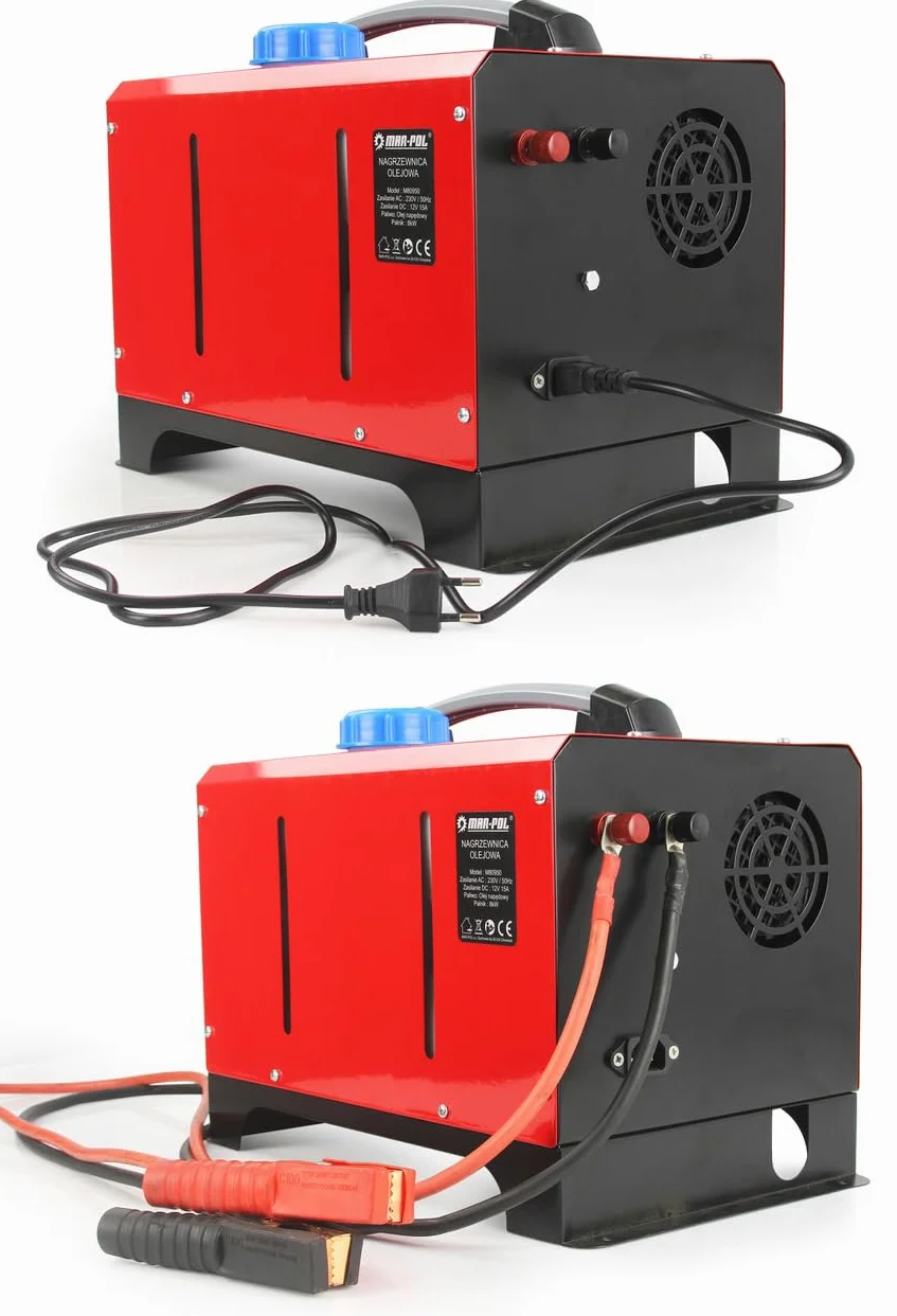 Calentador de aire para estufa | Diesel Gasóleo | 12V/230V | 12KW | Portátil | Monitor LCD con mando a distancia | para caravanas de coche garaje almacenes viviendas