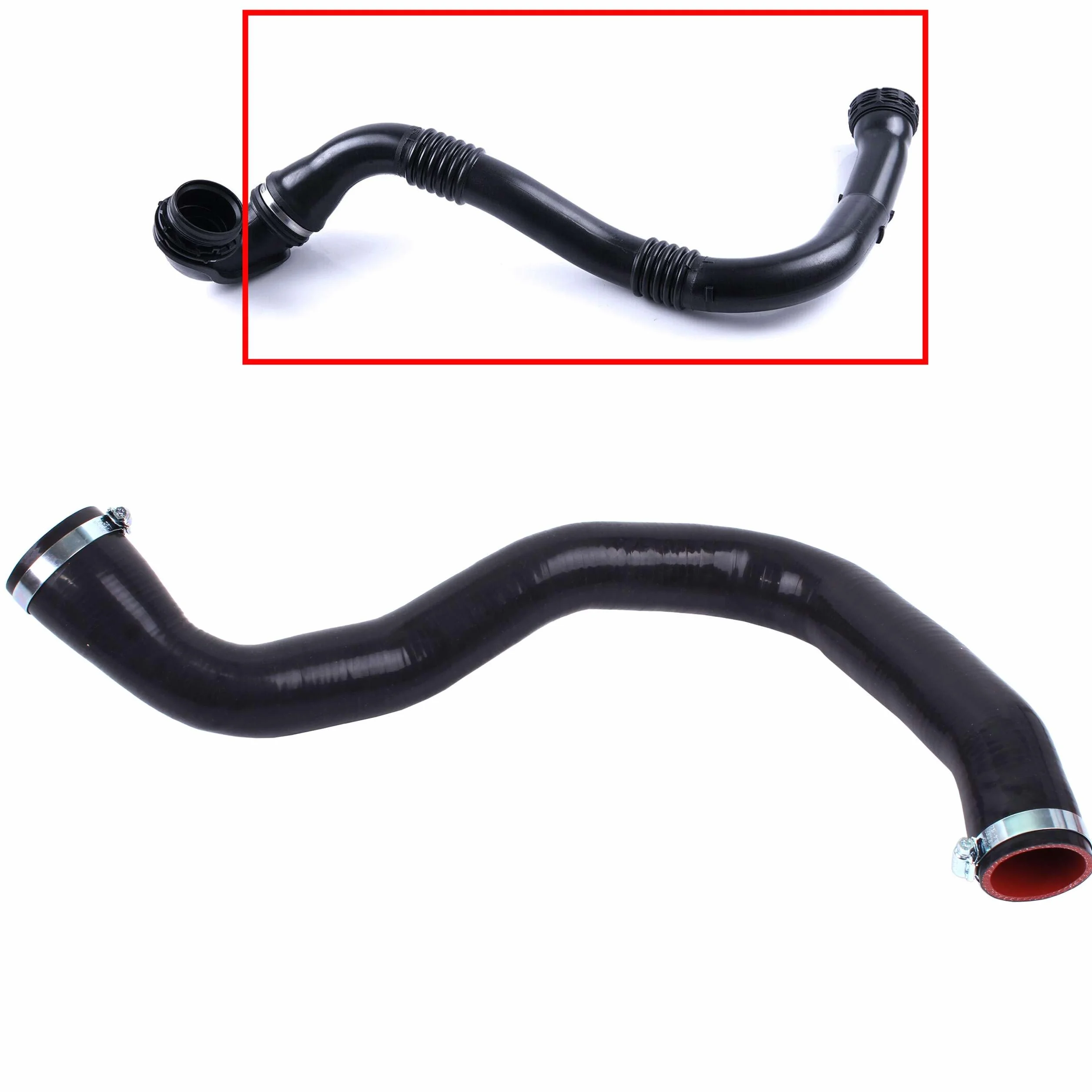 INLY Manguera turbo de silicona para el aire de carga, turbocompresor compatible con Insignia 2.0 Cdti 1302288 13419441 13419442 (2014-2017)