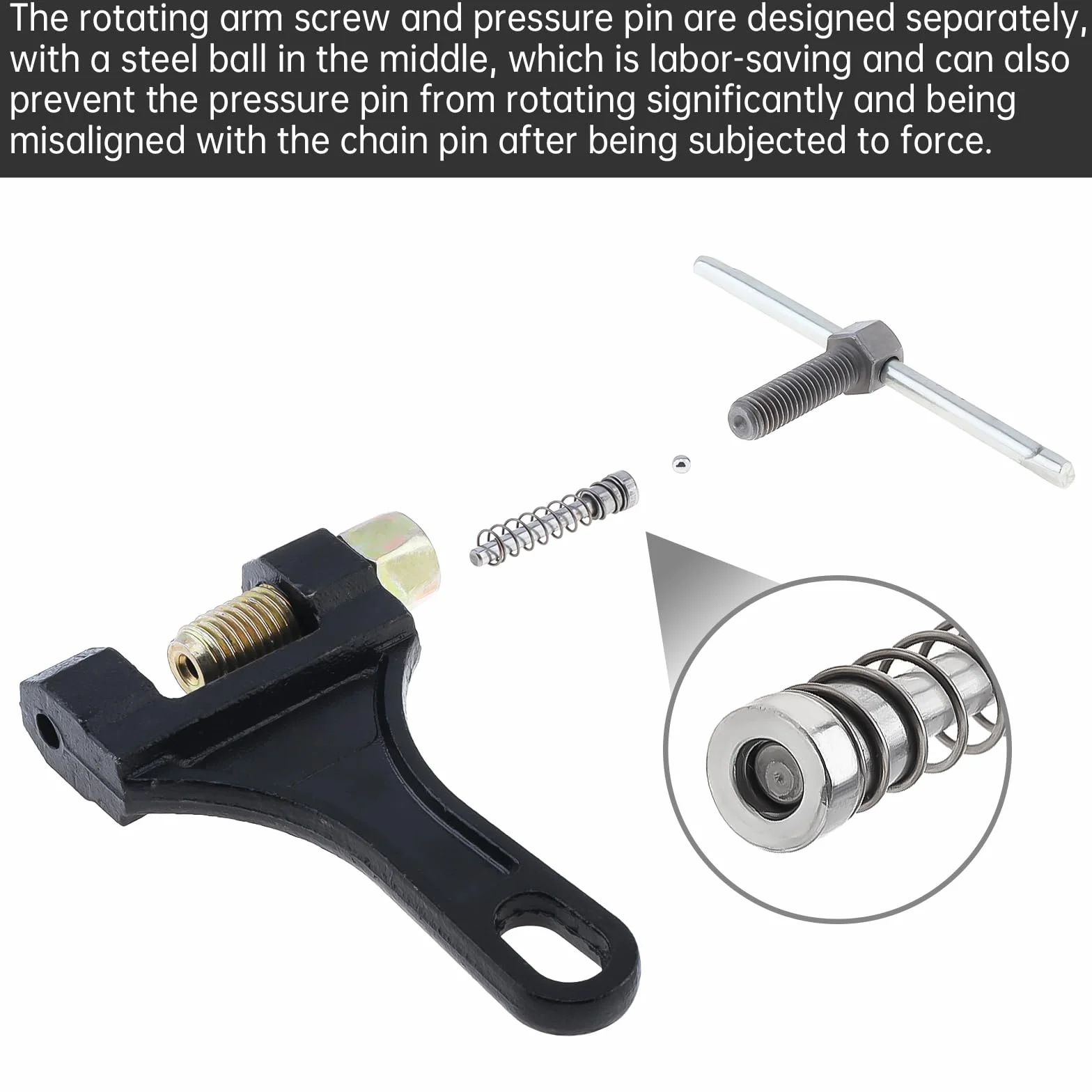 Windance Disyuntor de cadena #420-530 Herramienta de extracción de eslabones para Dirt Pit Bike ATV Quad Go Kart Scooter Motocicleta Bicicleta Cadena Break # 420 428 520 525 528 530