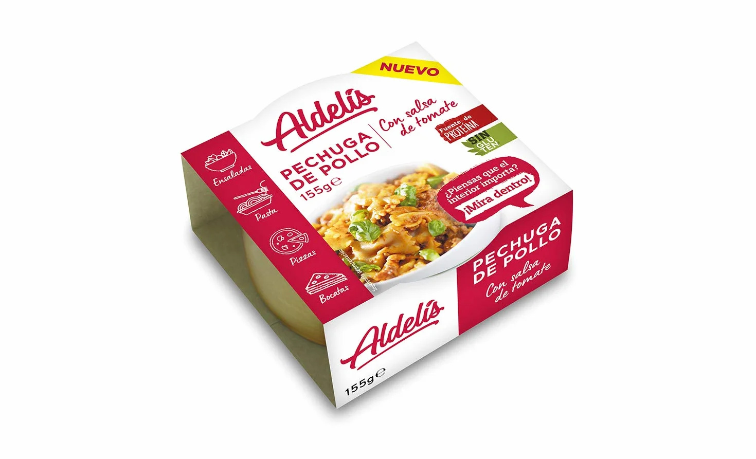Casa Matachín Aldelís Conserva Pollo Tomate Pack 155 g X 12 uds 1.860 g