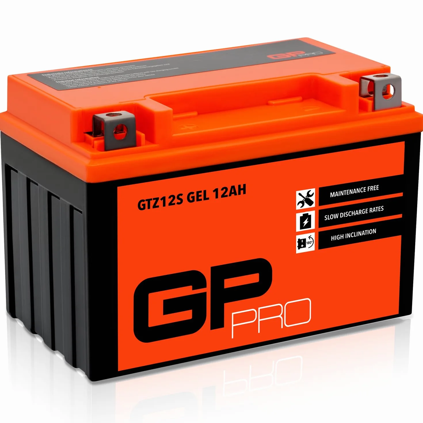 Batería GEL 12V 12Ah GP-Pro GTZ12S para Motocicleta