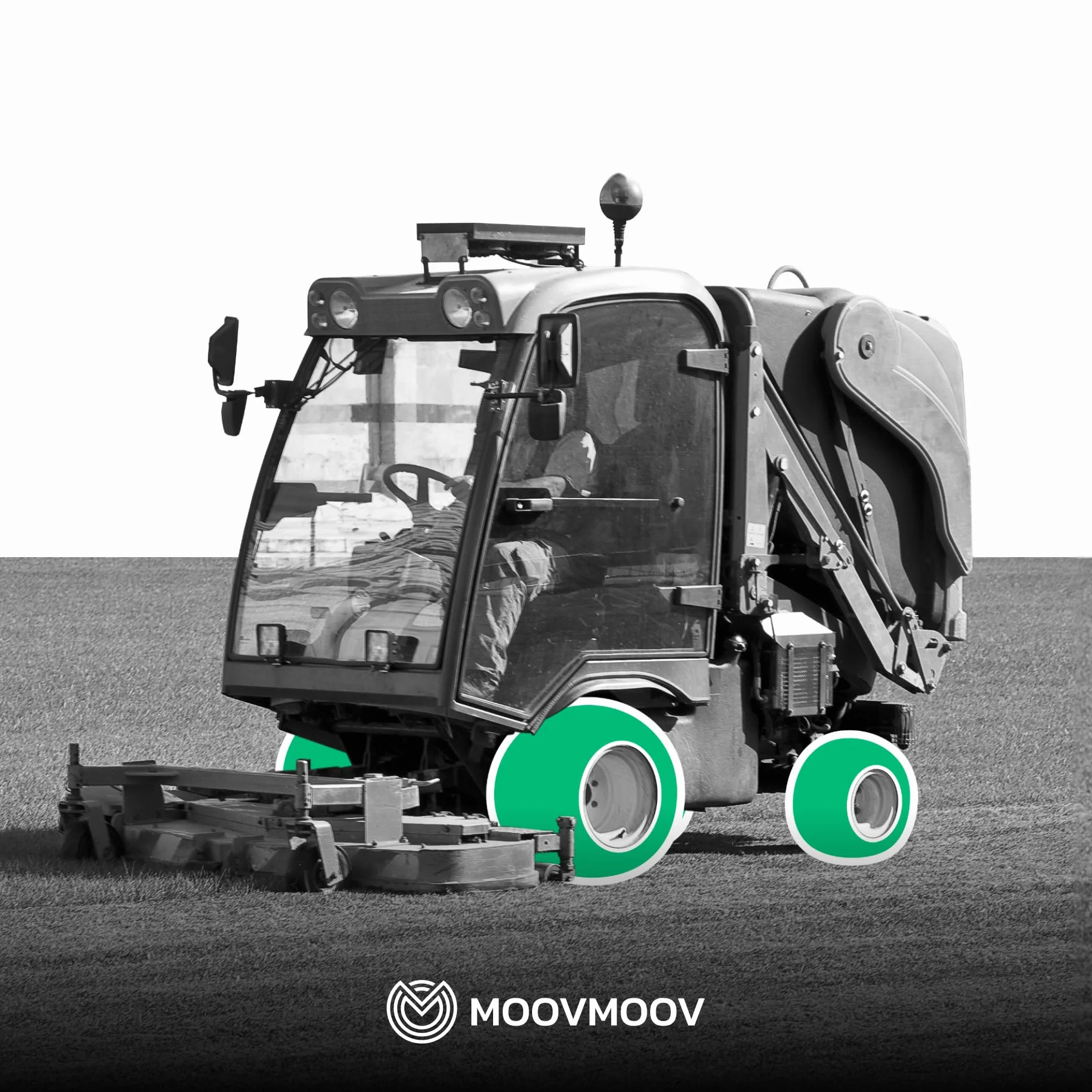 MOOVMOOV 2 Cámaras de aire 19x7-8 Válvula Recta TR13 para Cortadoras de Césped
