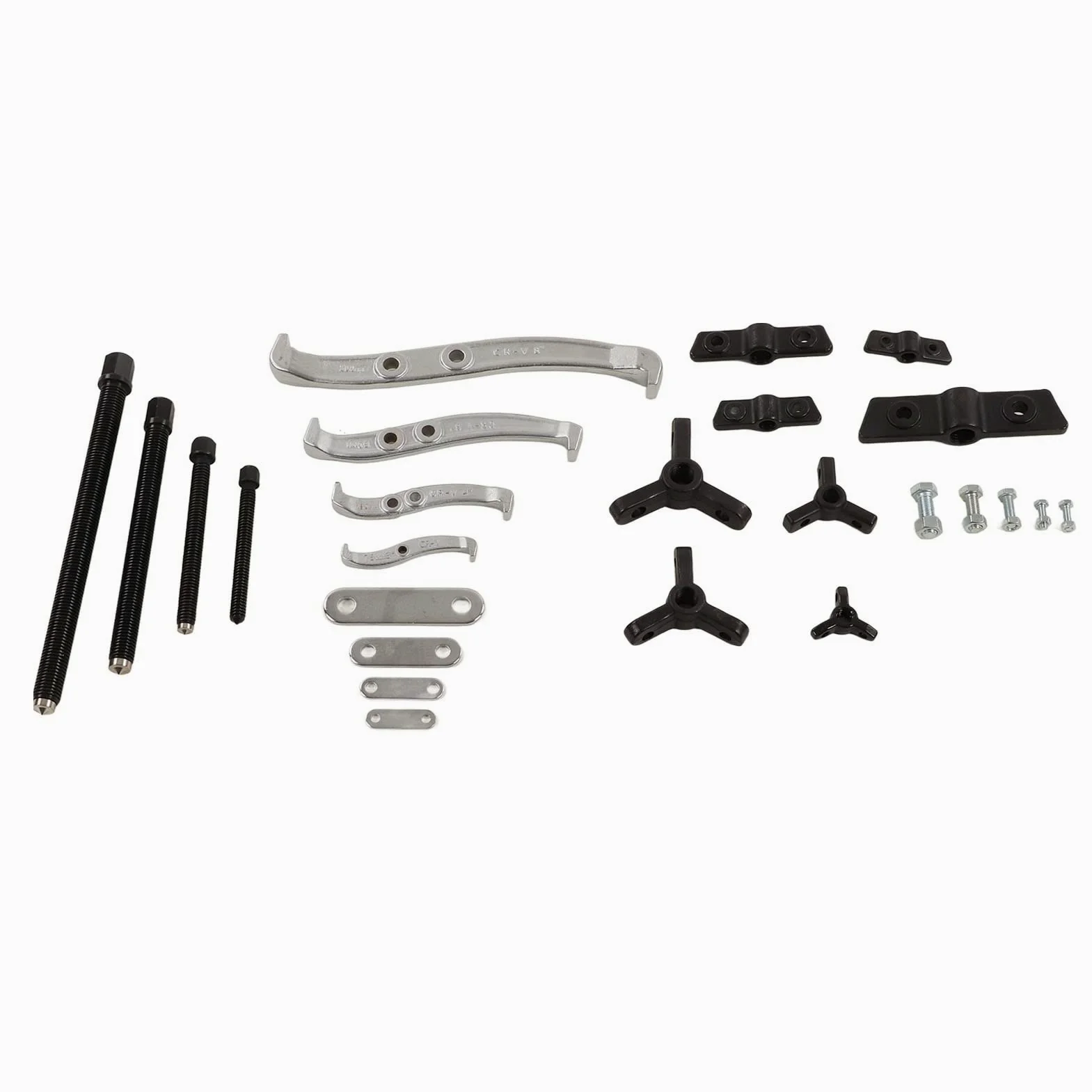 Ausla Juego de Separadores de Rodamientos CRV Kit de Extractor de Bujes de Engranajes 72 Piezas con 2 y 3 Extractores de Mandíbulas 3 Pulgadas 4 Pulgadas 6 8 para Mecánicos de Reparación de
