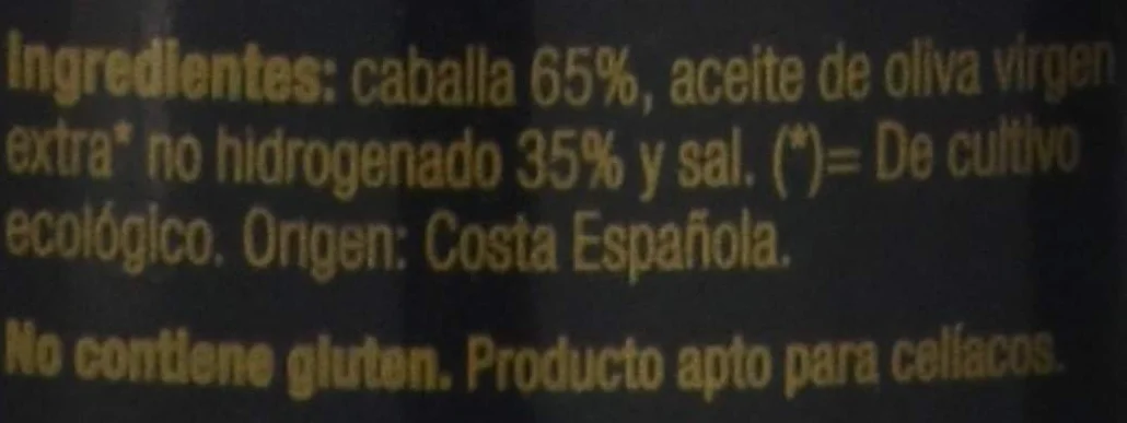 Filetes de Caballa BIO El Granero Integral 195 g Fuente de Proteínas Omega-3 Vitamina D Minerales