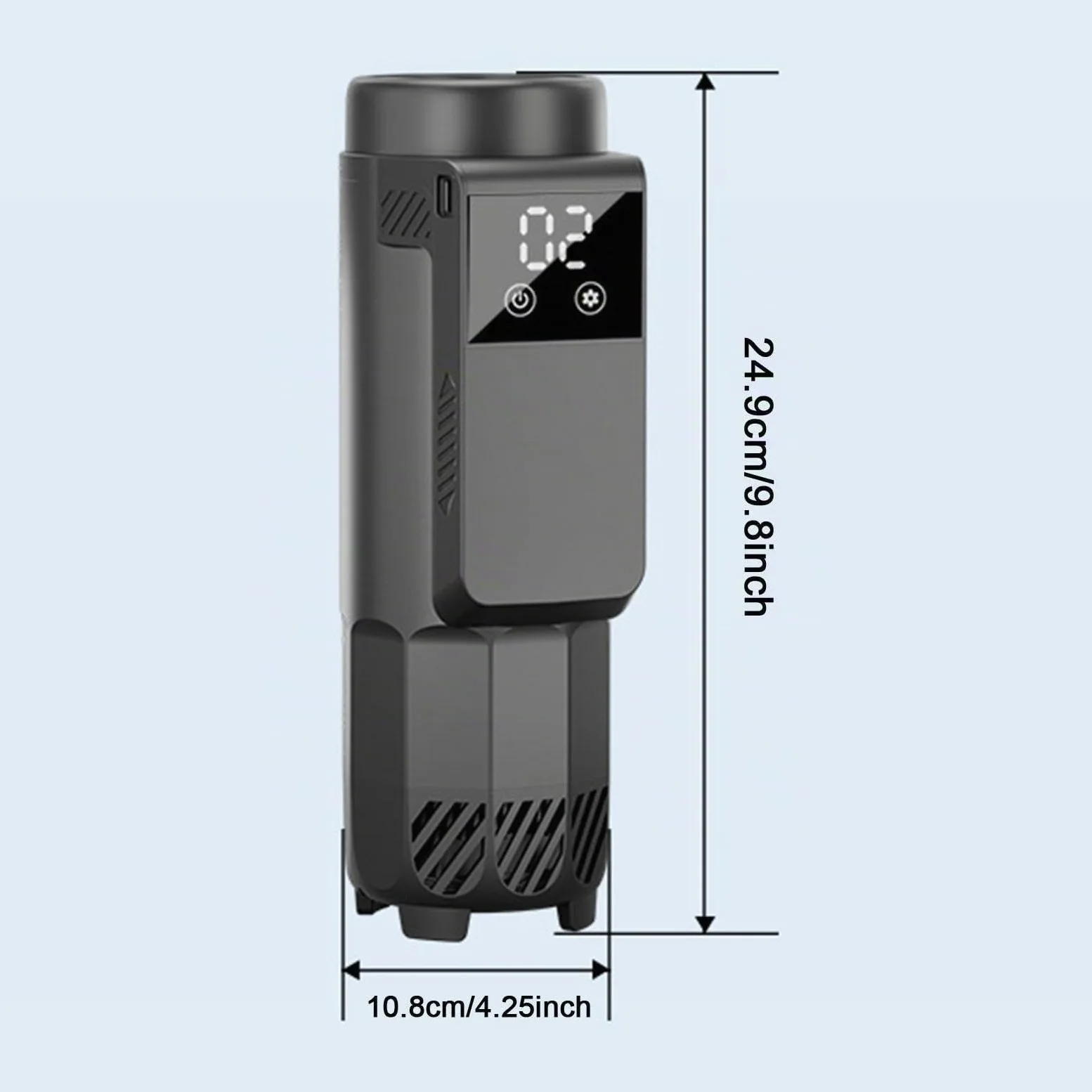 Nevera de Viaje para Insulina con Control de Temperatura Digital Estuche Térmico Portátil para Medicamentos Refrigeración Aislada Material Resistente, Una Sola Batería