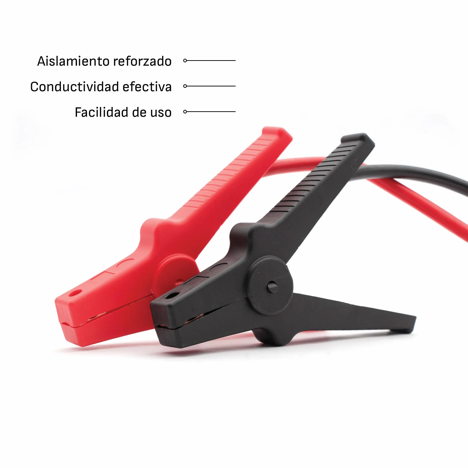 Schumacher Electric - Cables de Arranque 3m 16mm² - Baterías 6V/12V/24V - Para Coche, Furgoneta, Caravana - Pinzas Seguras Aisladas - Certificado GS/TÜV