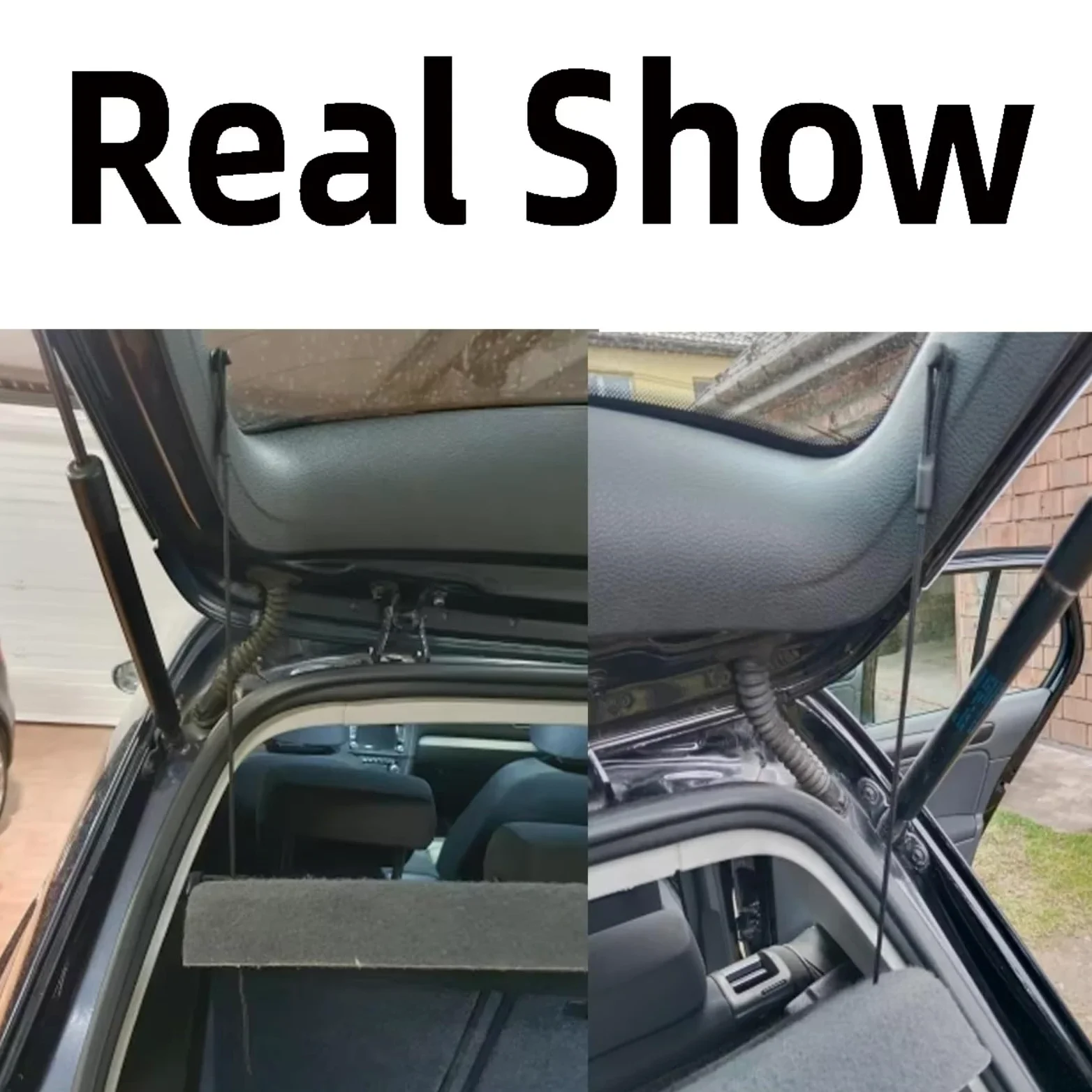 Trasera Maletero Cuerda Compatible Con VW Para Golf 5 6 Para GTI R32 2006-2013 1K6863447A Interior Del Automóvil Paquete Trasero Maletero Estante Cuerda Tapa De Maletero Correa De Sujeción Cuerda(colo