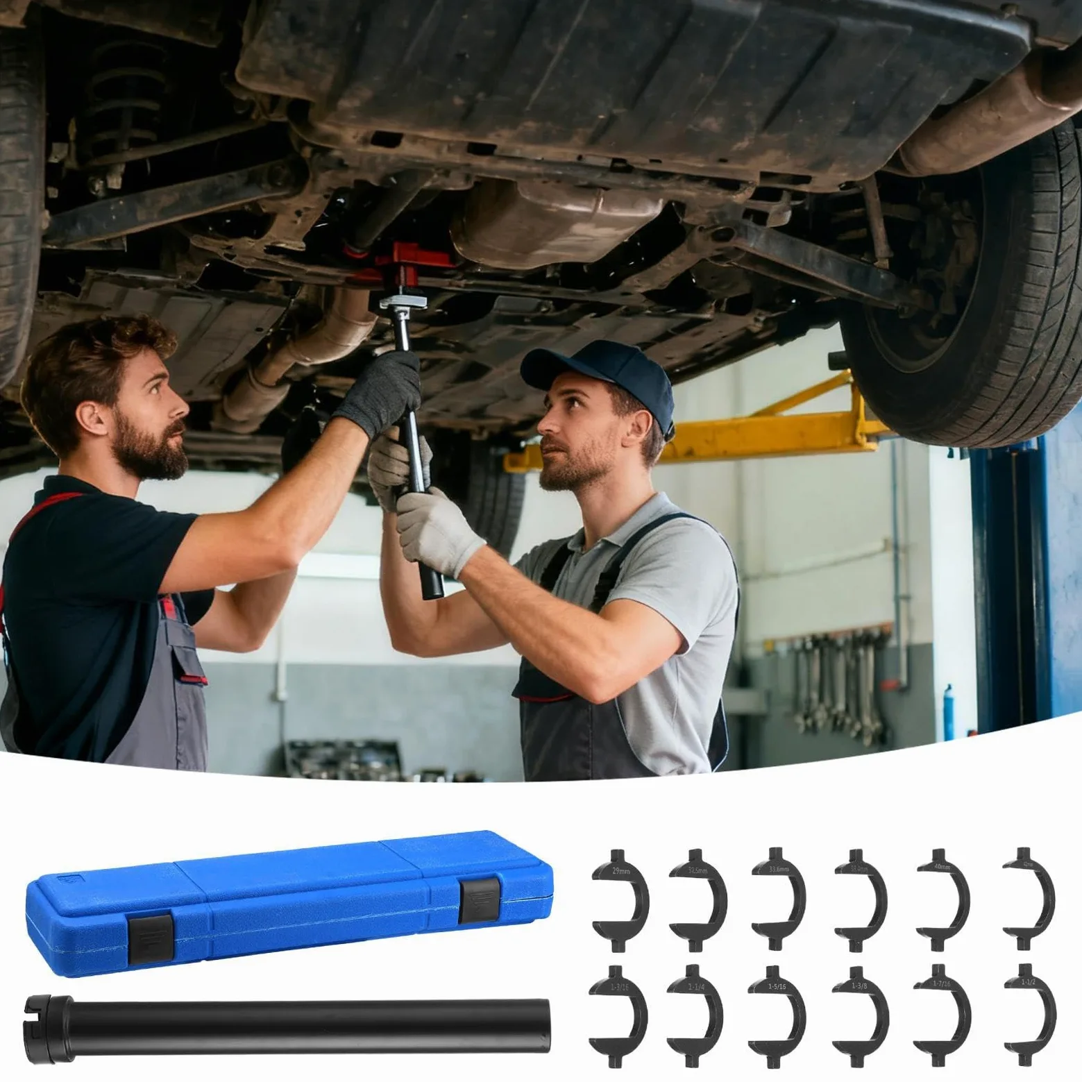 Herramienta de Extracción del Tirante Kit De Instalación De Terminal De | Herramienta De Instalación Para Chasis De Dirección Para De Dirección Chasis Vehículos