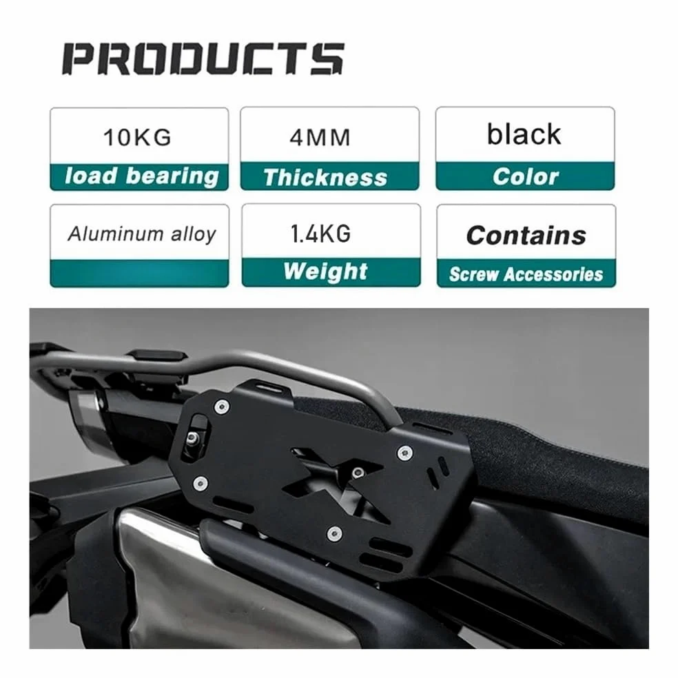 Soporte portaequipajes Bolsas De Almacenamiento para Motocicleta Par | Bolsas De Almacenamiento Para Motocicleta Para 800MT-X 800MTX, Portaequipajes, Soportes Para Bolsas, Alforja, Caja Lateral, E