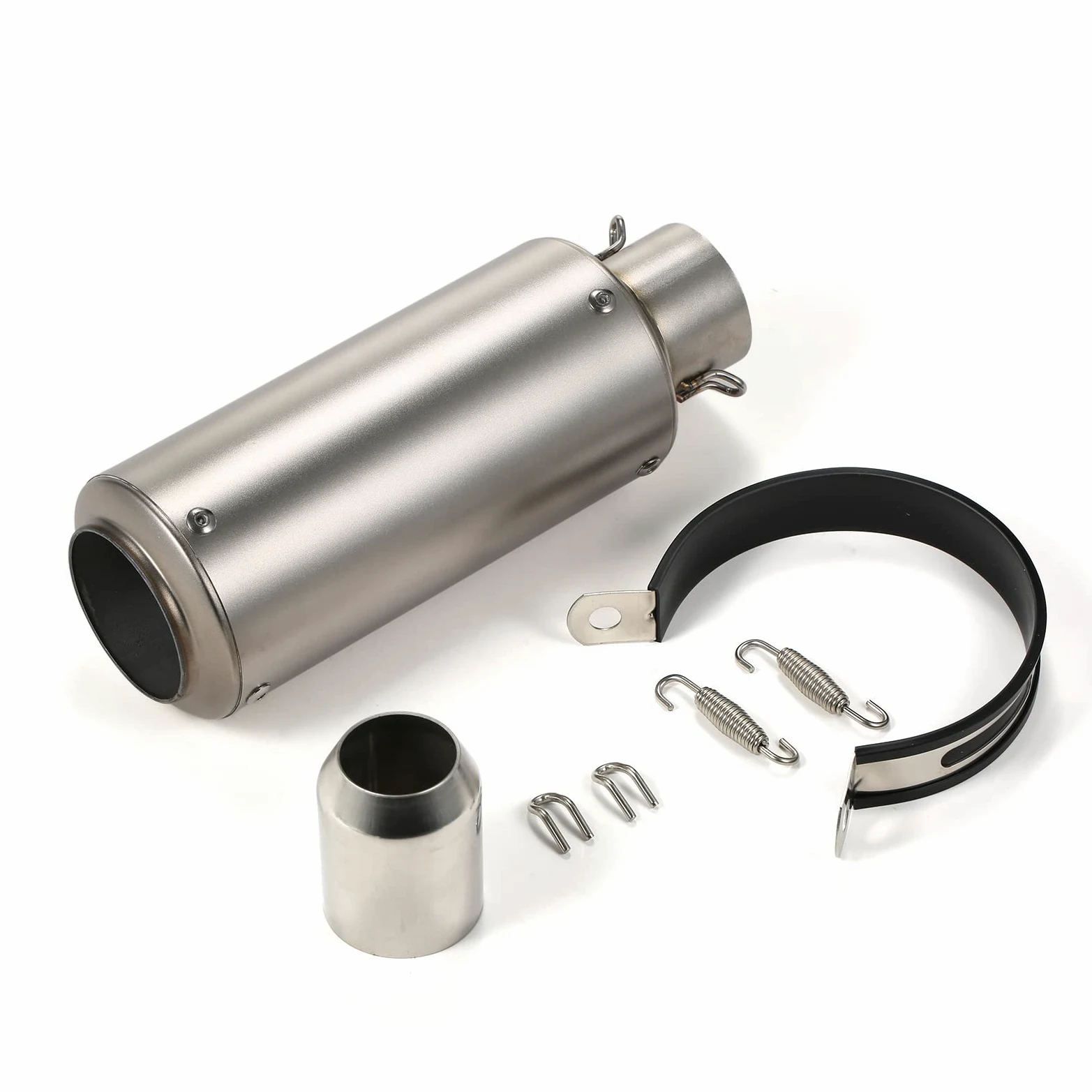 Silenciador de Tubo de Escape Universal 38-51mm para Moto ATV