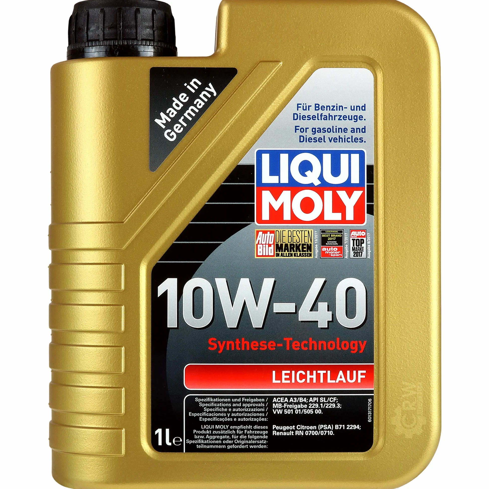 Juego de filtros de inspección 8 litros de aceite de motor de marcha suave 10W-40 SCT Germany