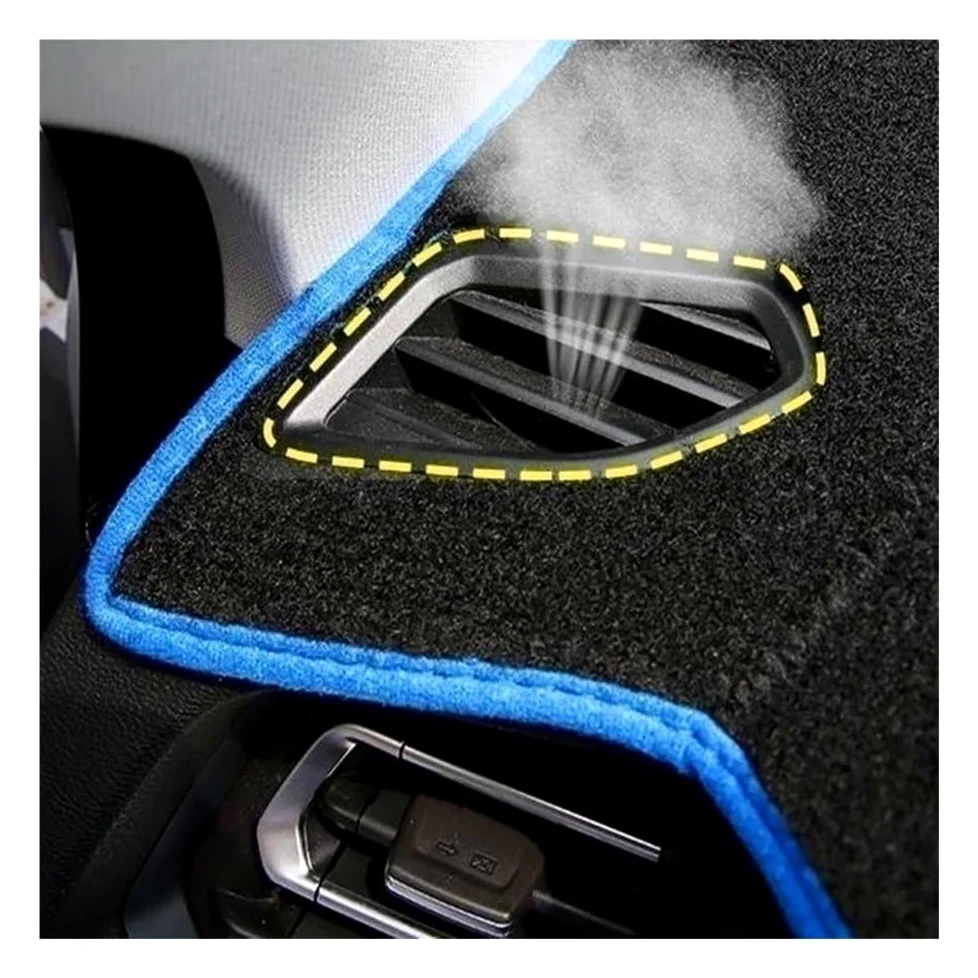 Alfombrilla Protectora Para Salpicadero De Coche, Alfombra Protectora Para Consola Central, Cubiertas Protectoras Tablero Interior Para POLO MK6 2018, 2019, 2020, 2021 cubierta salpicadero coche