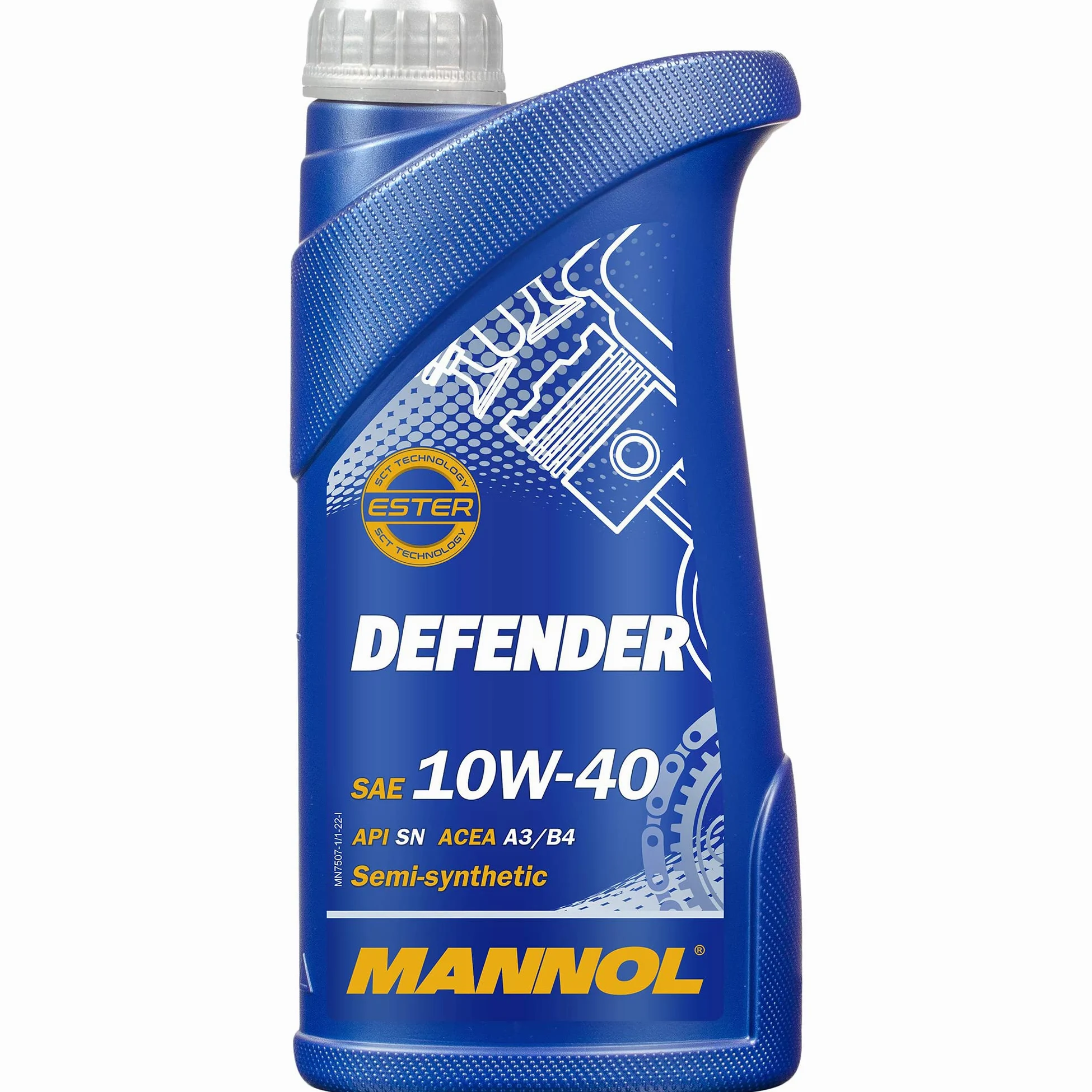 Mannol Defender 12L - Aceite de motor 10W-40 (3 unidades, motor Doctor+Motor Flush)