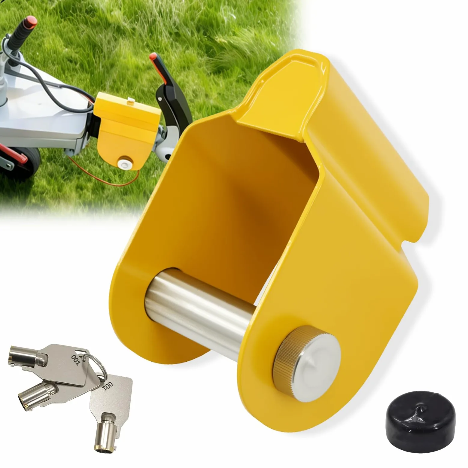Cerraduras de enganche de remolque para AL-KO AK130, AK160 y AKS1300/2004/3004 modelos con antirrobo y acoplamiento estabilizador, adecuado para la seguridad de caravanas, autocaravanas y campistas.