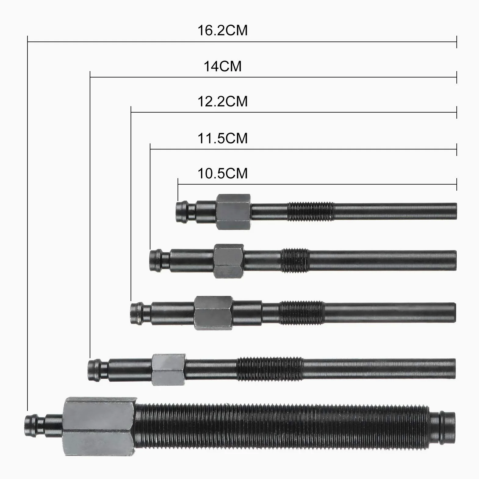 Kit de manómetro de prueba de diagnóstico para comprobador de compresión de motor TDI CDI, medidor de presión de cilindro de motor de 0 a 1000 PSI, para motores diésel de automóviles y tractores.