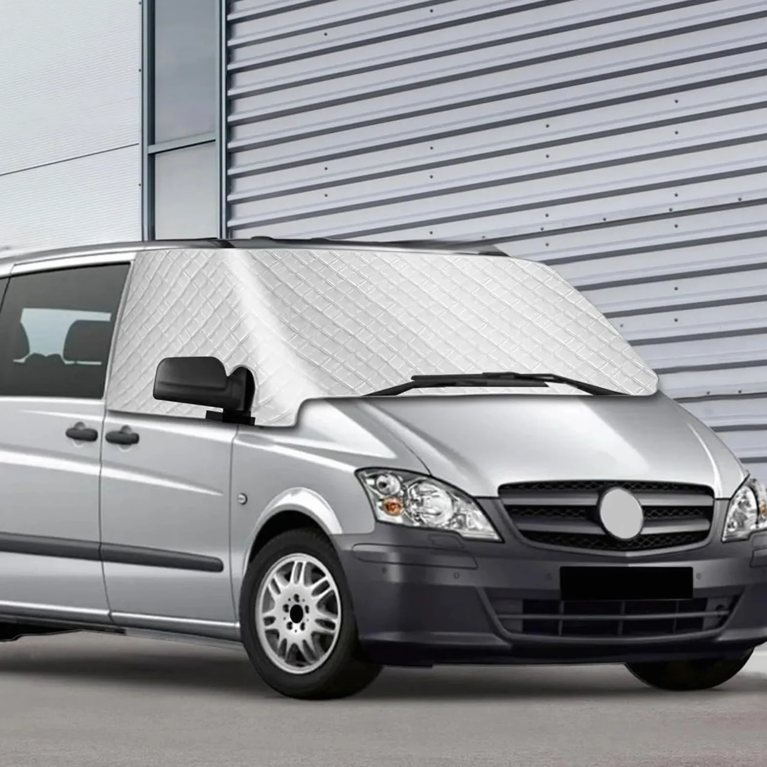 para Benz para Vito W447 2014-2024 Cubierta De Parabrisas para Hielo Y Nieve RV Ventana Delantera Parasol Bloque UV Parasol Coche