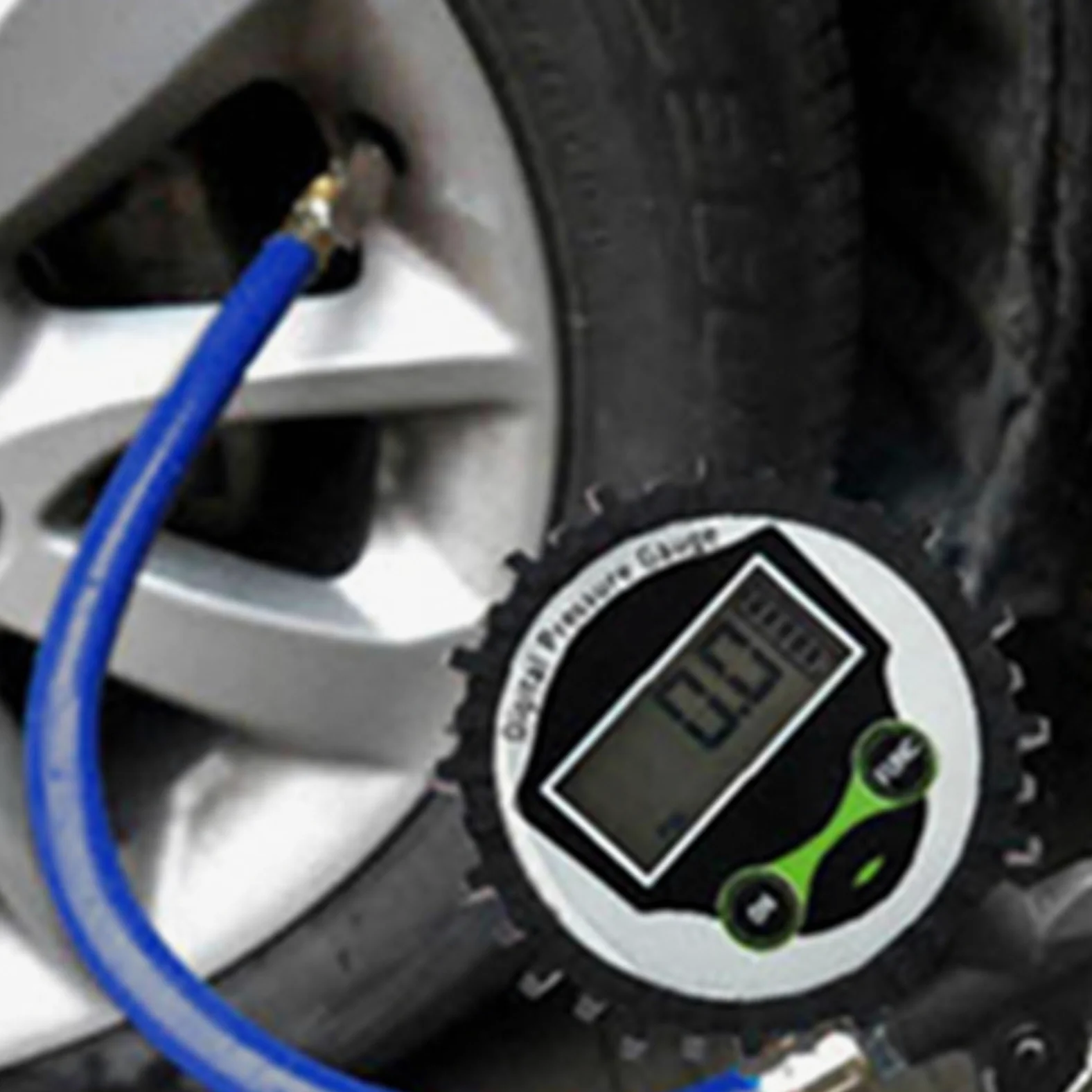 Manometro Presion Neumaticos Indicador de inflado de presión de aire de neumáticos, bombas infladas de esfera Digital, herramientas de reparación de automóviles desinfladas for vehículos de motociclet