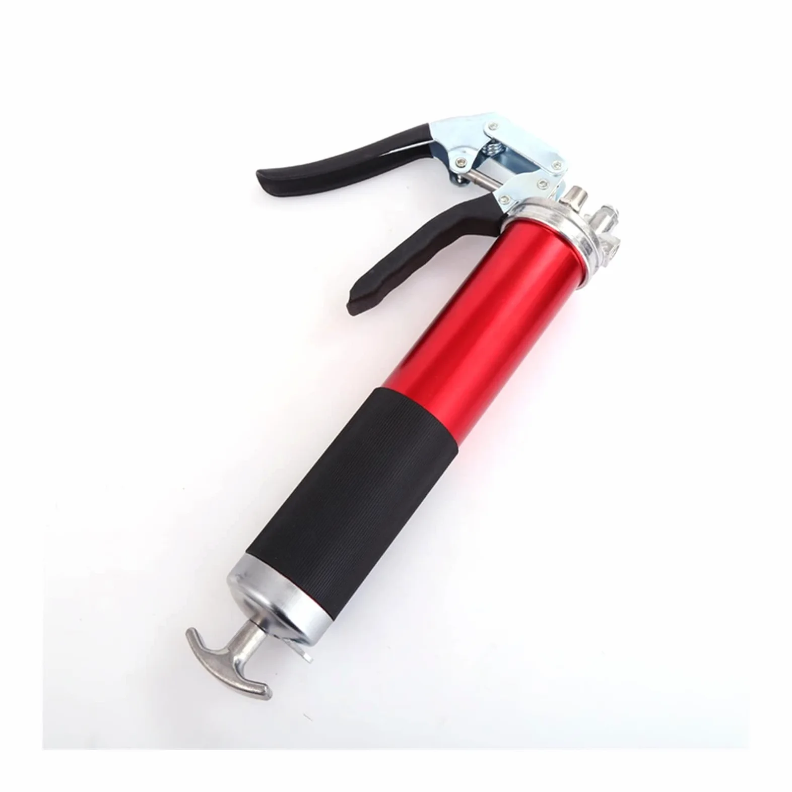 Boquilla Bomba de Engrase Pistola de Grasa Manual 9000PSI Pistola de Grasa Mini Boquilla Jeringa Accesorios para Bicicletas Boquilla engrasadora(Red)