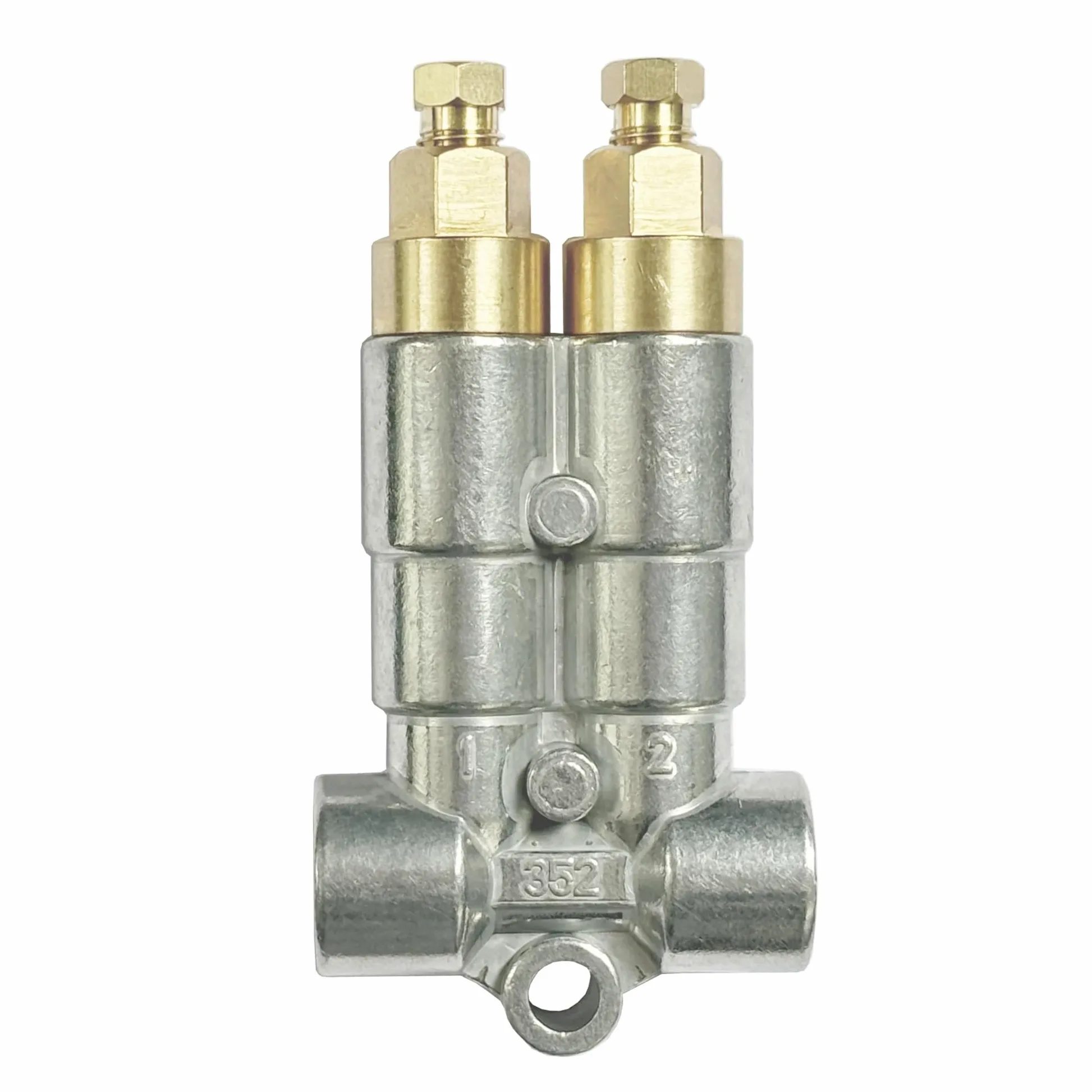 Válvula separadora de lubricación Colector de lubricante 5 salidas 0.2CC 0.3CC | Distribuidor volumétrico de aceite Detective R355 551 R353 R352 R35(R352 (2 outlets),0.3CC)