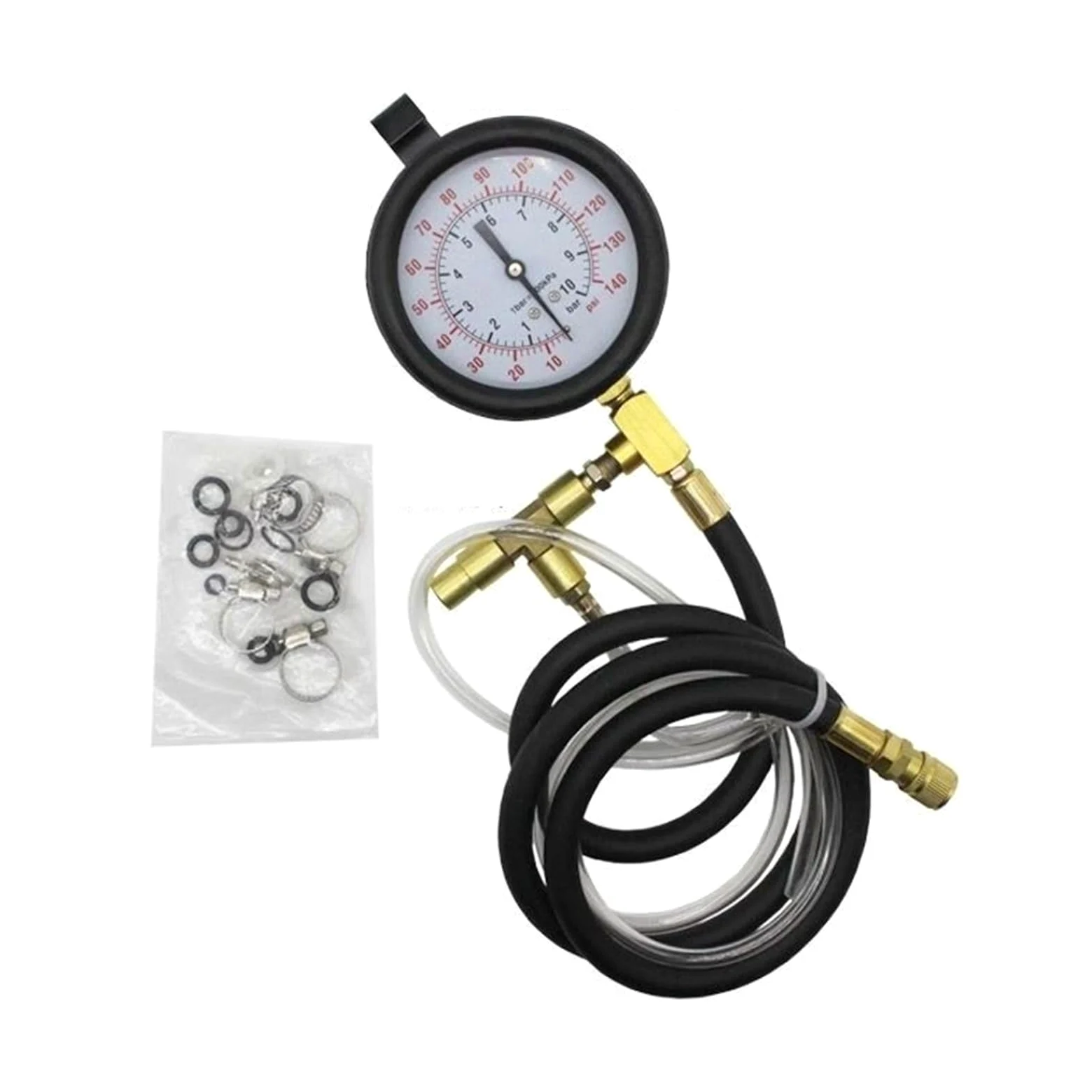 Kit de medidor presión combustible Universal, 1 unidad, for vehículos gasolina, Grado industrial(TU443)