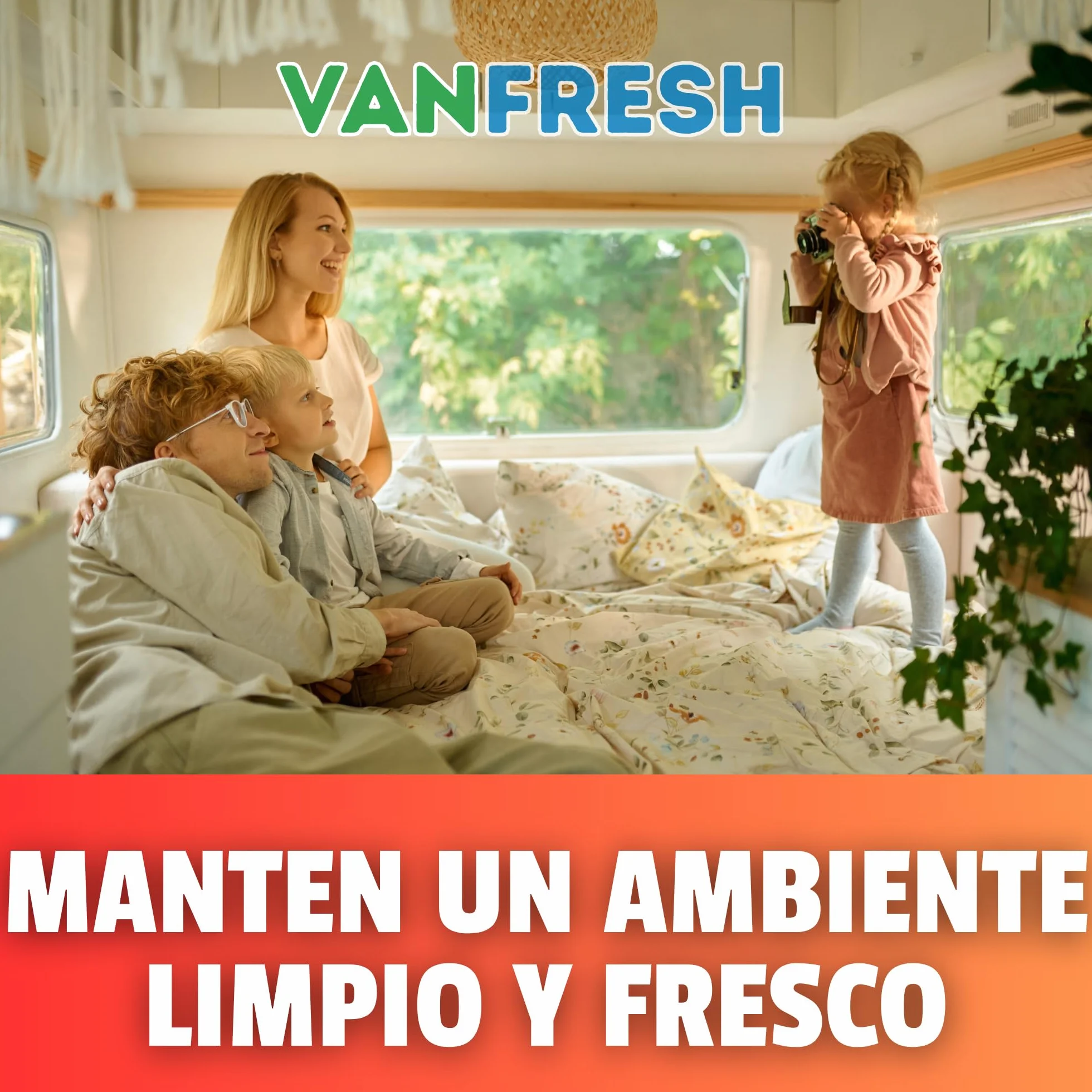Vanfresh WC Rinse – Líquido para Cisterna de WC Químico 5L | Aroma Intenso y Frescor Duradero para Inodoros Portátiles, Autocaravanas y Camping