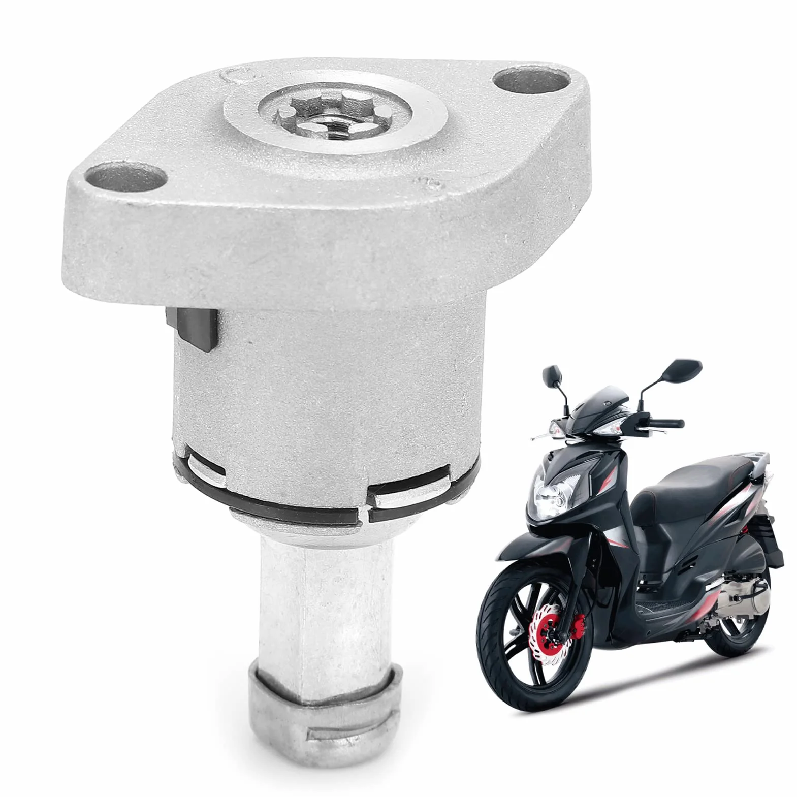 Tensor de Cadena de Distribución de Motocicleta de Aleación de Aluminio para Scooter GY6 - Reemplazo Ligero y Resistente