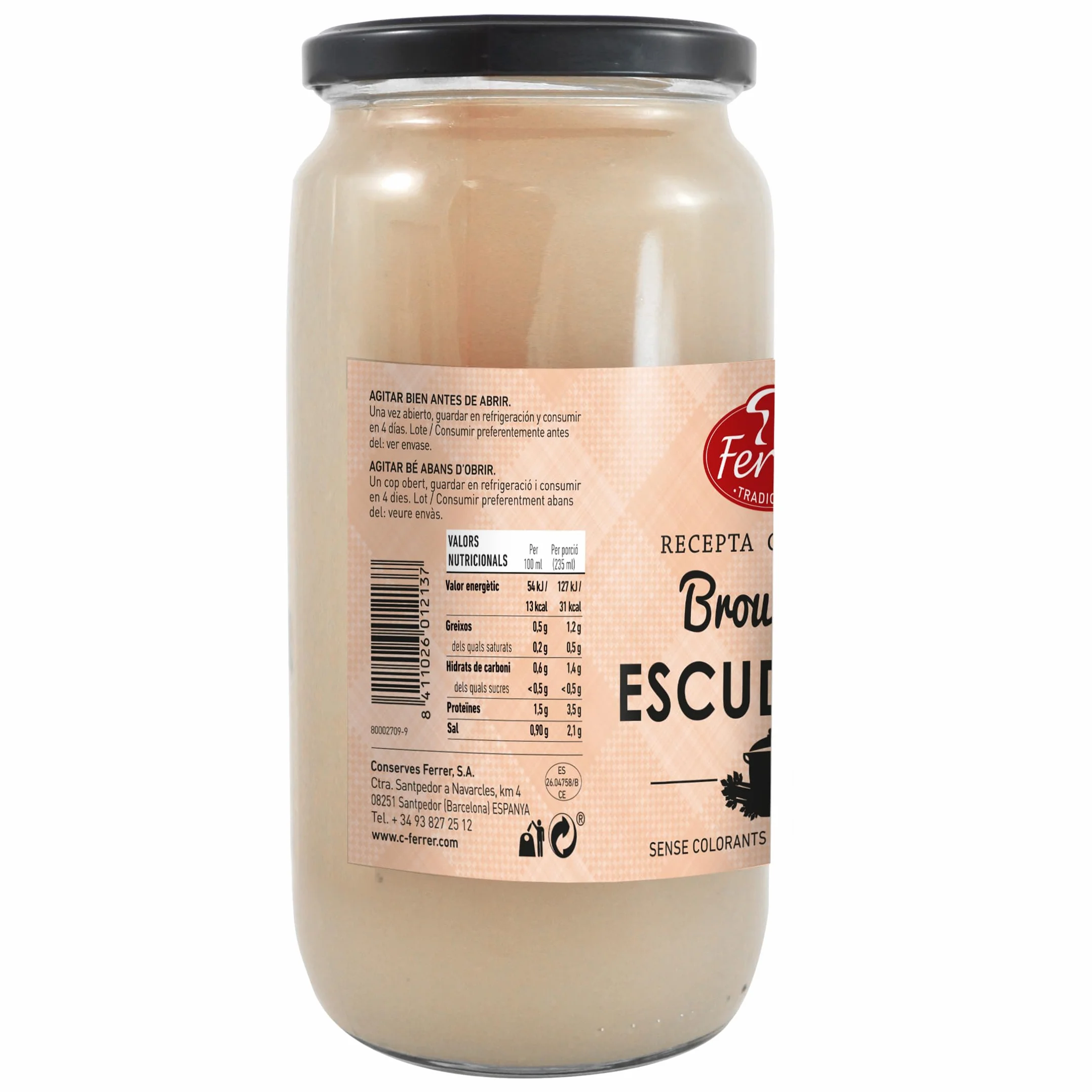 BROU PER A ESCUDELLA 940 ml FERRER