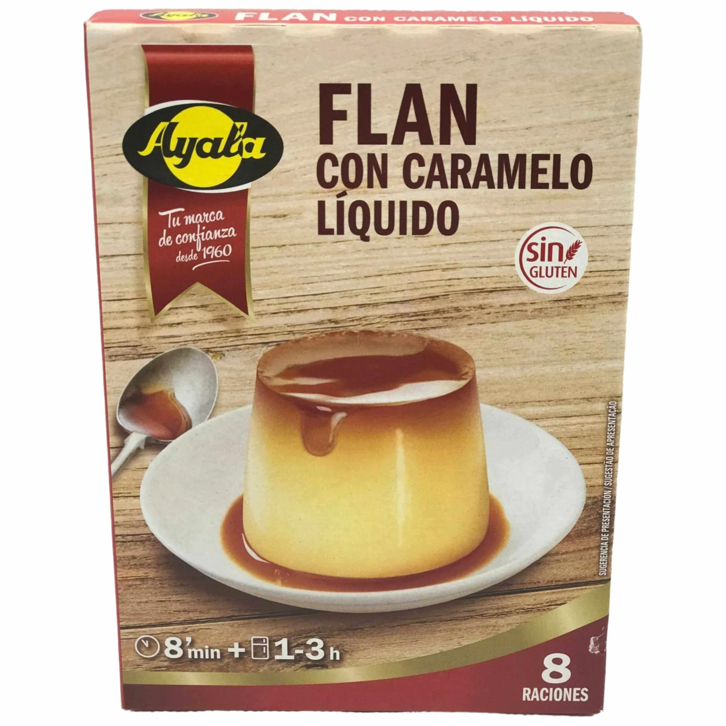 Flan con Caramelo Líquido 186g - Postre Español Clásico