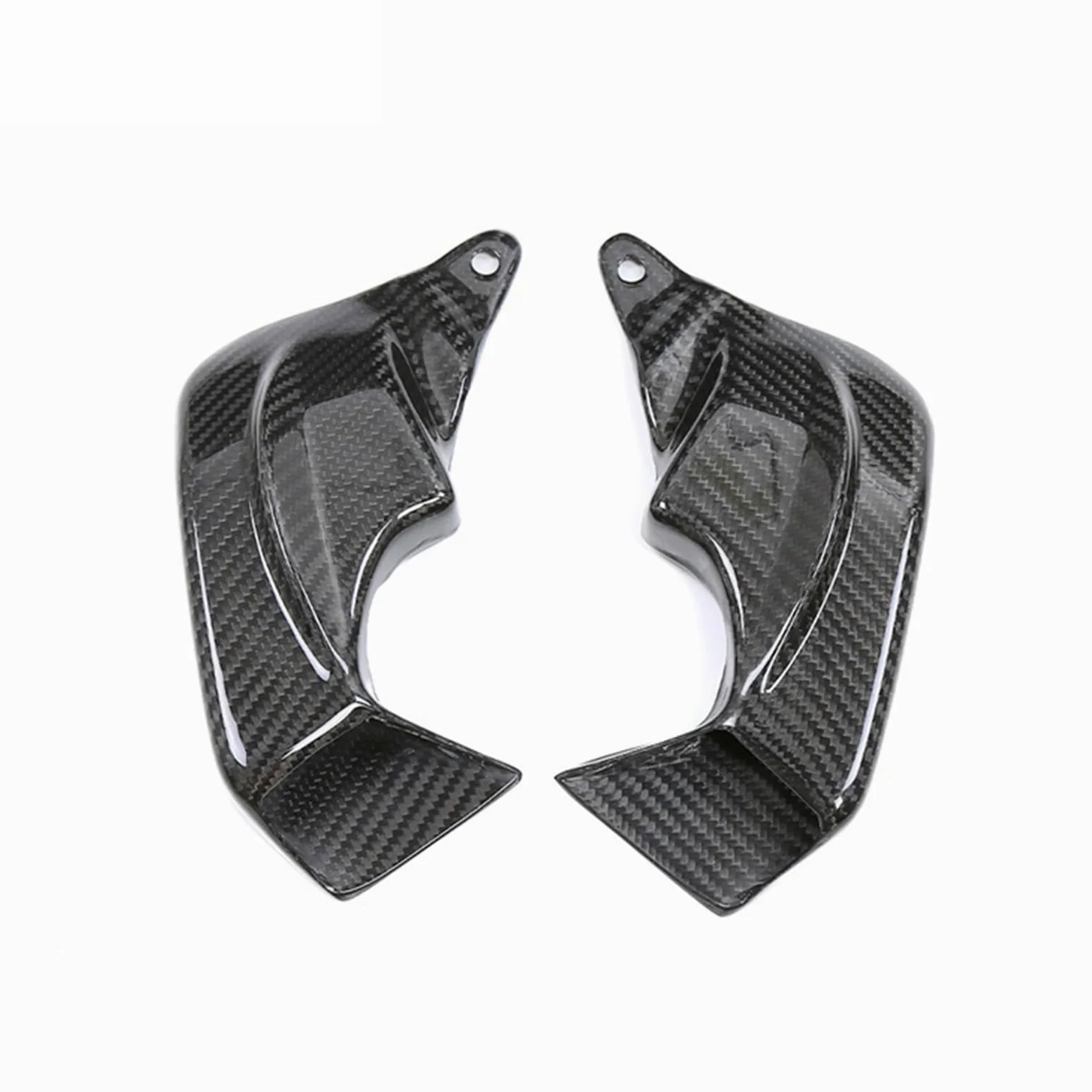 Conductos de refrigeración de Aire de Pinza Refrigeración para Pinza de Freno de Motocicleta de Fibra de Carbono seco 3K, Enfriador de radiador, Aptos para S1000RR, M1000R, HP4 (2019-2022)