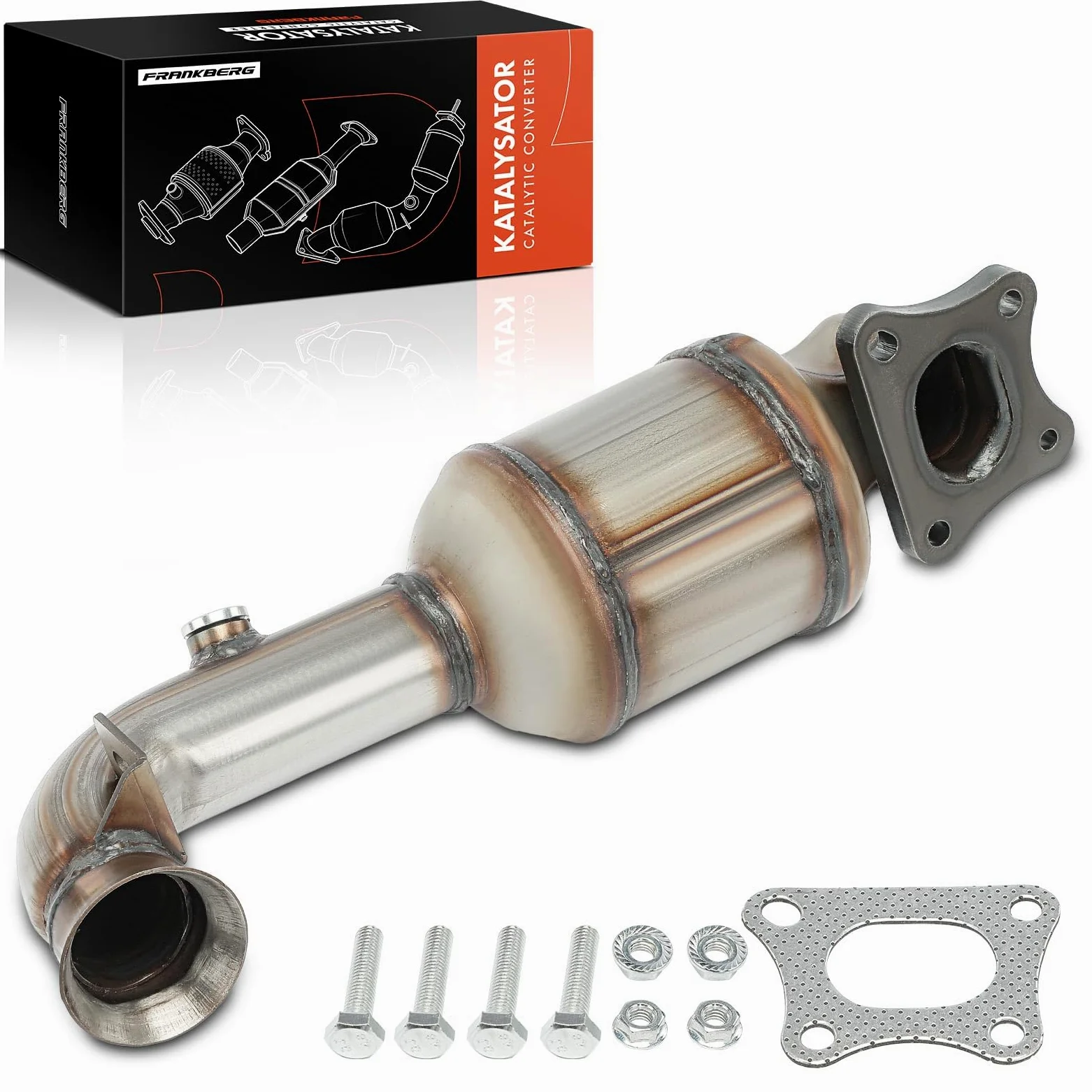 Frankberg Filtro de partículas diésel con convertidor catalítico para | Compatible con: Crossland X P17 P2QO, Aygo B4, C1 II PA PS, C3 II SC, C3 Aircross II 2C 2R, 308 II L3 LB LH LP LW