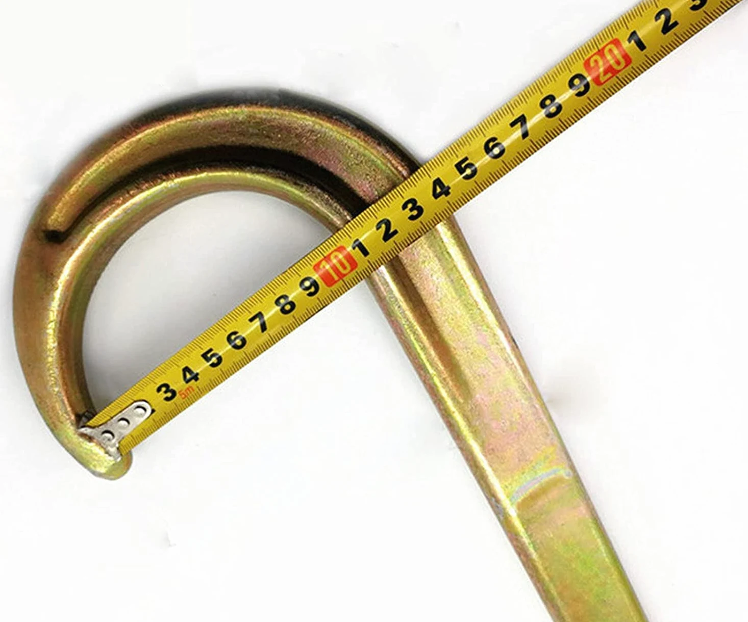 Obstáculos Gancho para Remolque de automóvil Tipo J Cadena Colgante Gancho Doble, Cuerda de Freno 5T Cadena de Transporte de Cuerda para Carro