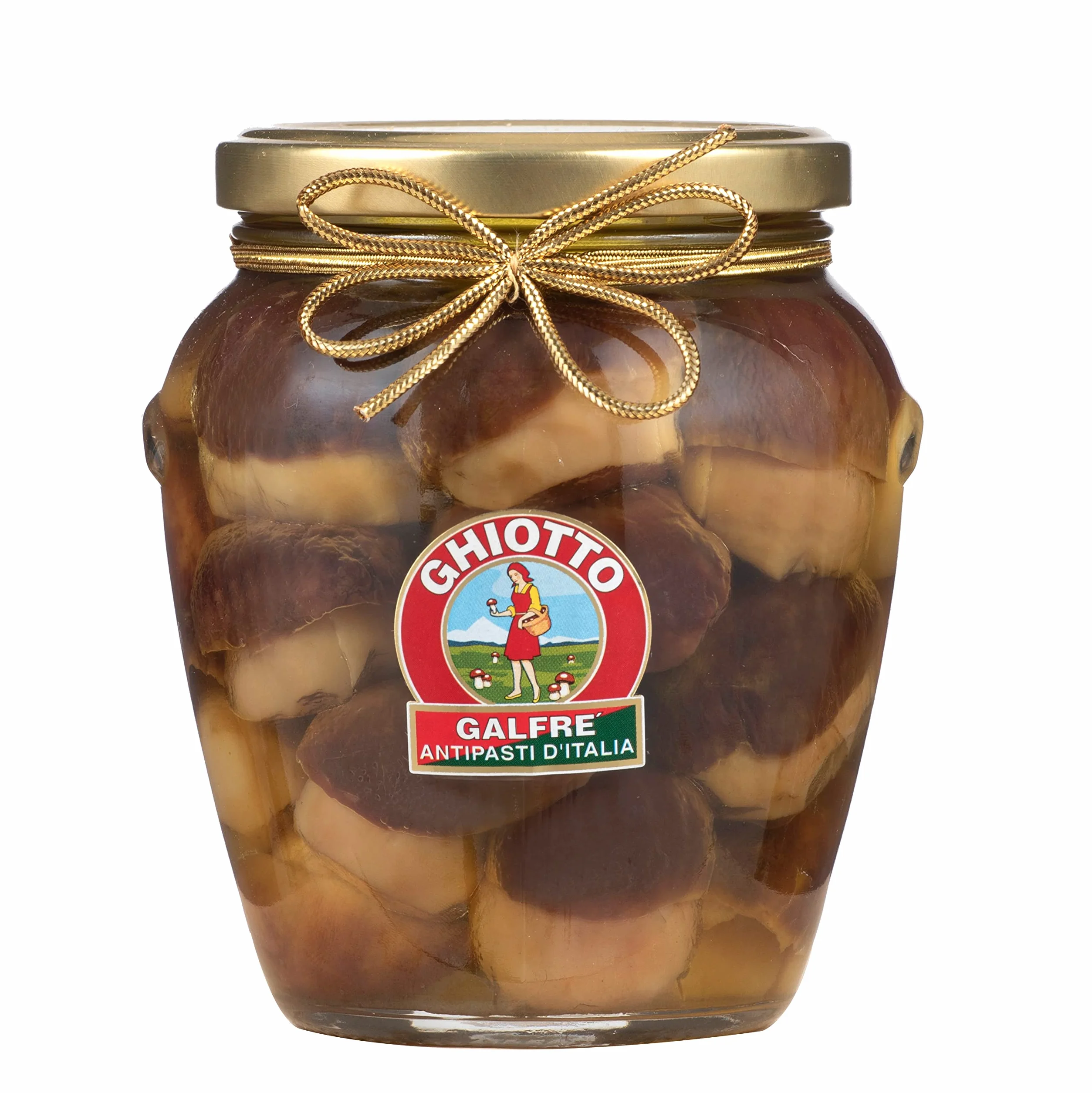 Galfrè Antipasti d'Italia Hongos Porcini enteros en aceite de oliva Tarro 530 gr