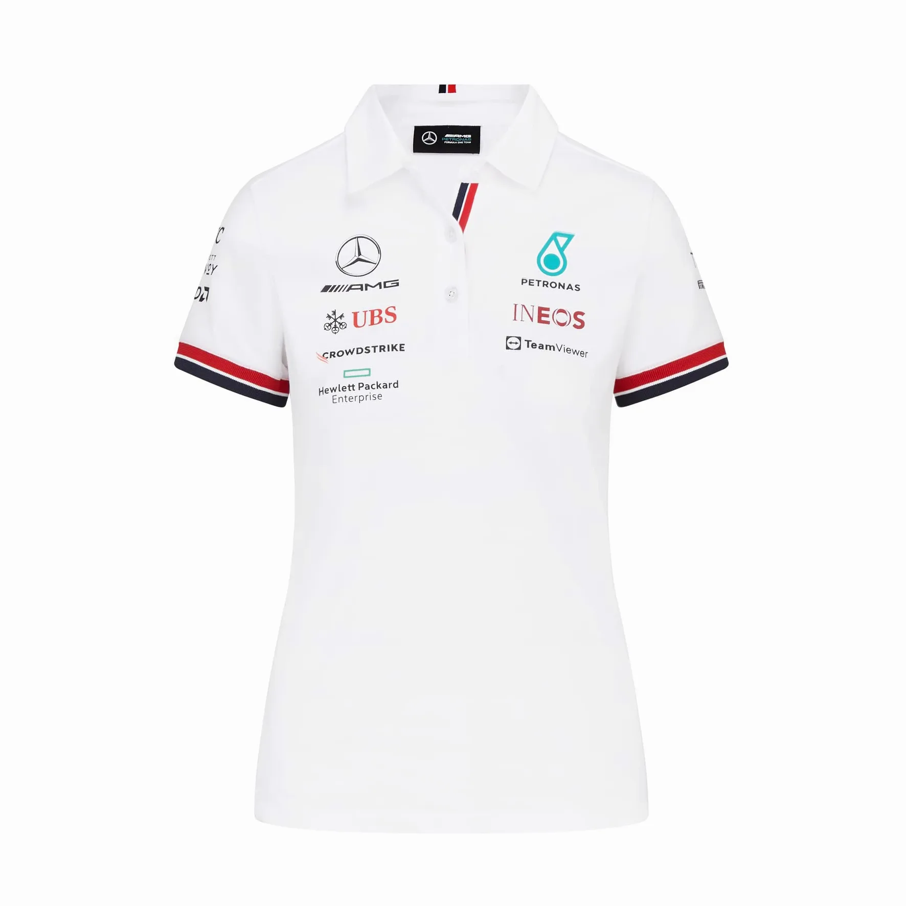 Mercedes AMG Petronas F1 Team Polo Shirt Black 2022