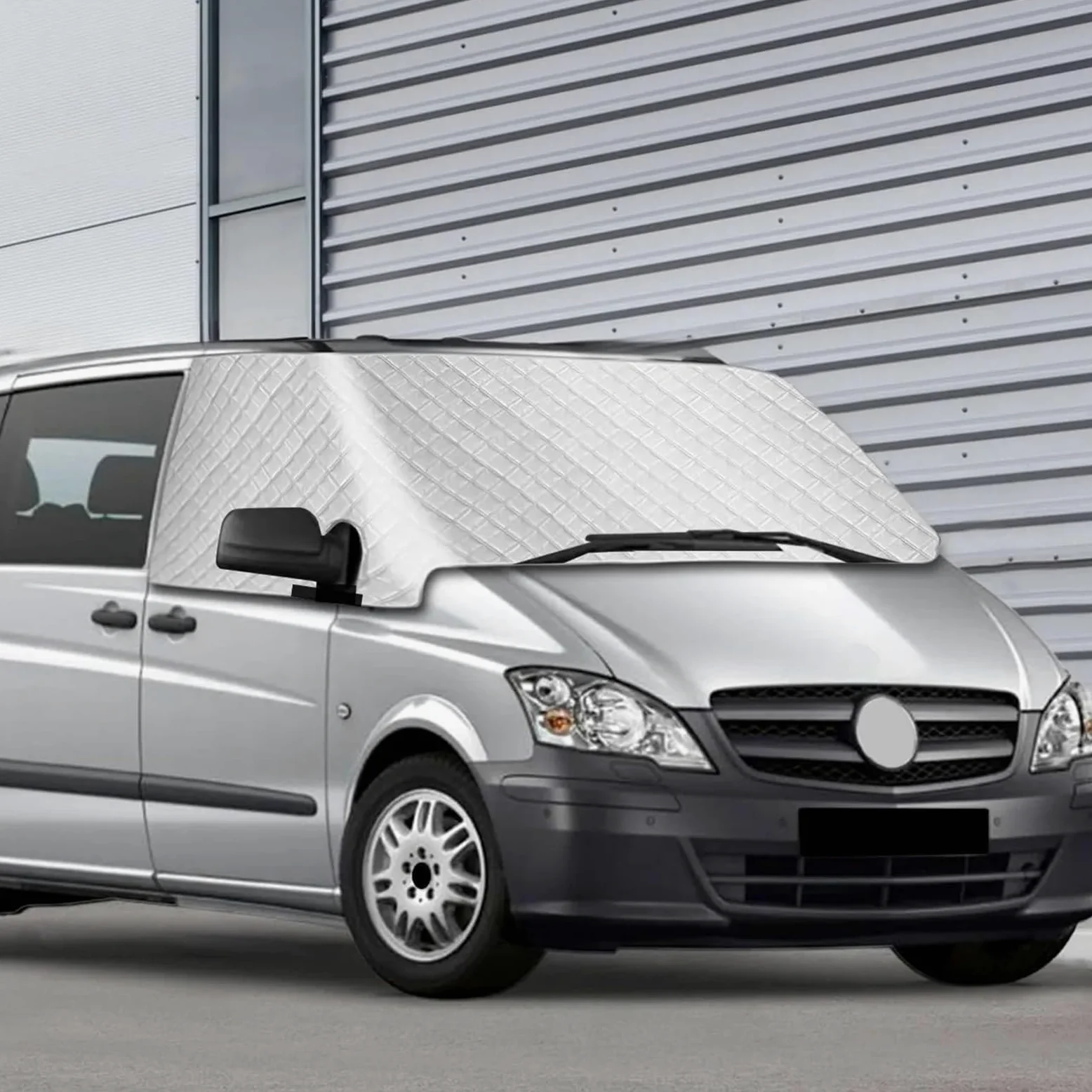 para Benz para Vito W447 2014-2024 Cubierta De Parabrisas para Hielo Y Nieve RV Ventana Delantera Parasol Bloque UV Parasol Coche